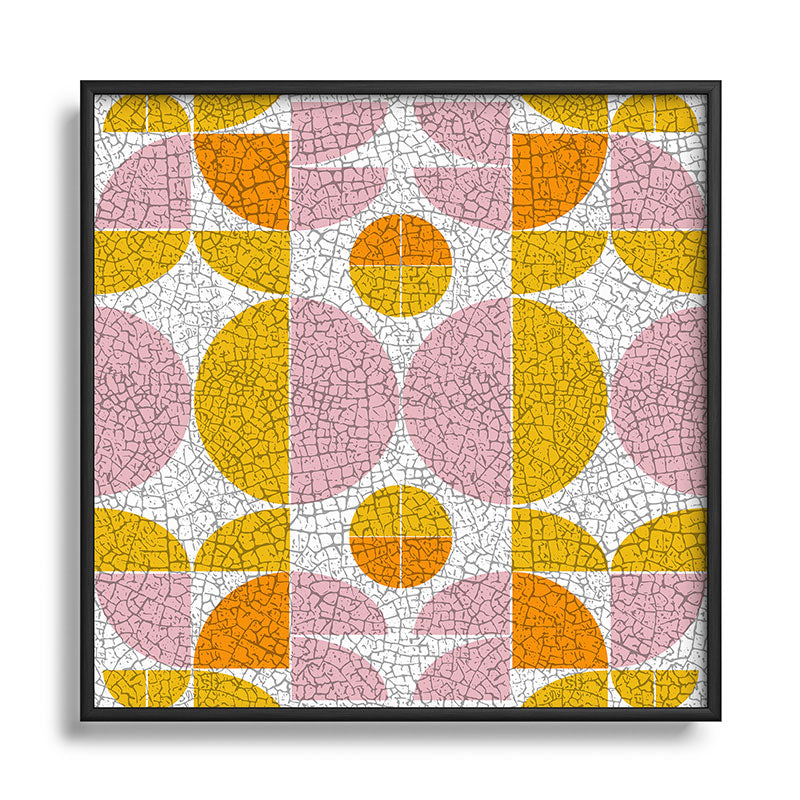 Mirimo FunGeo Square Metal Framed Art Print