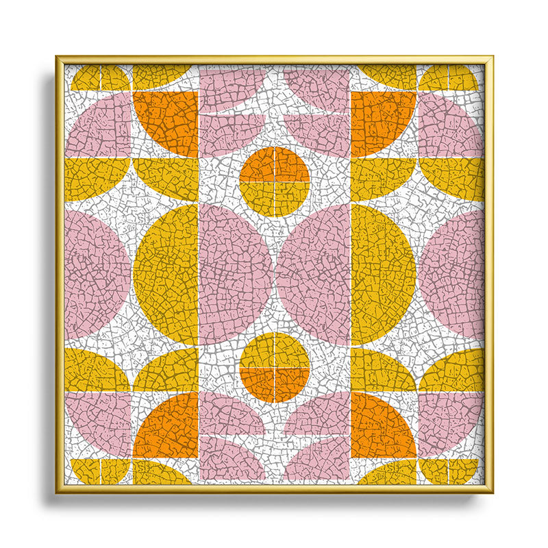 Mirimo FunGeo Square Metal Framed Art Print