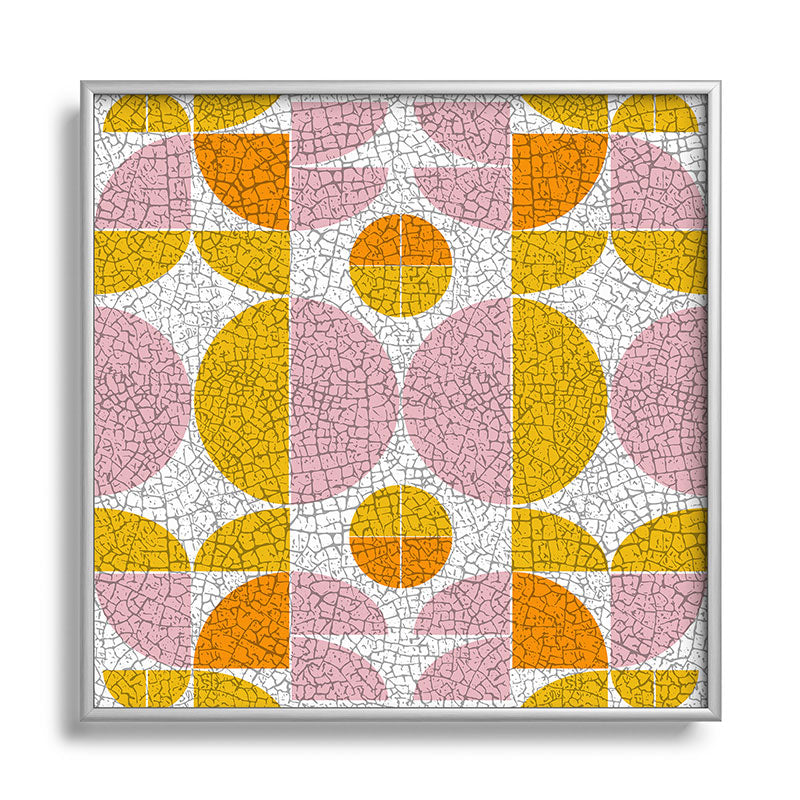 Mirimo FunGeo Square Metal Framed Art Print