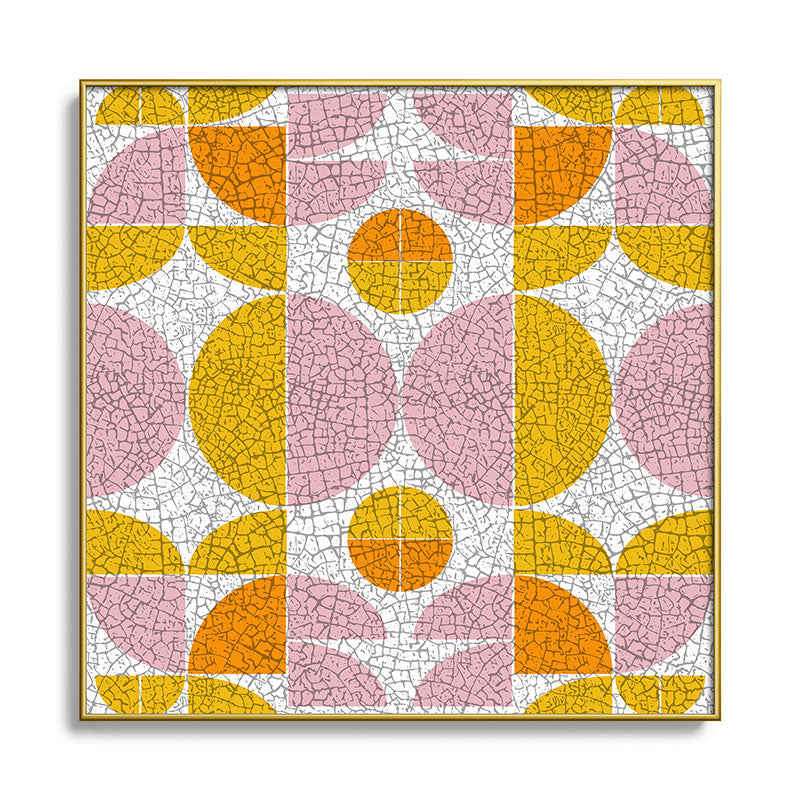 Mirimo FunGeo Square Metal Framed Art Print