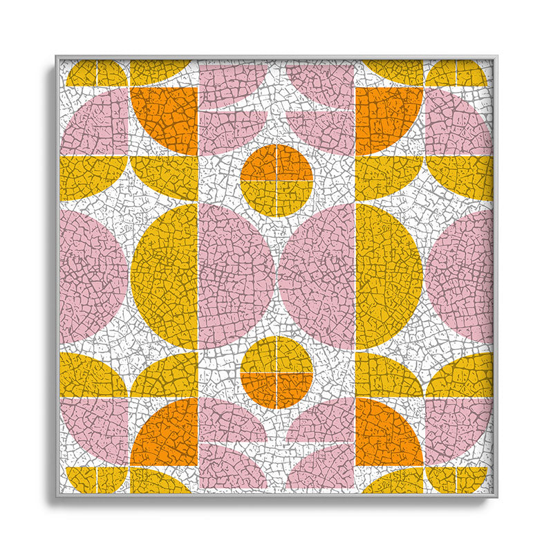 Mirimo FunGeo Square Metal Framed Art Print