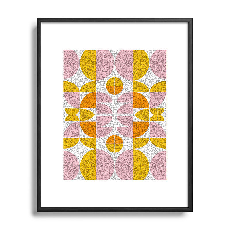 Mirimo FunGeo Metal Framed Art Print