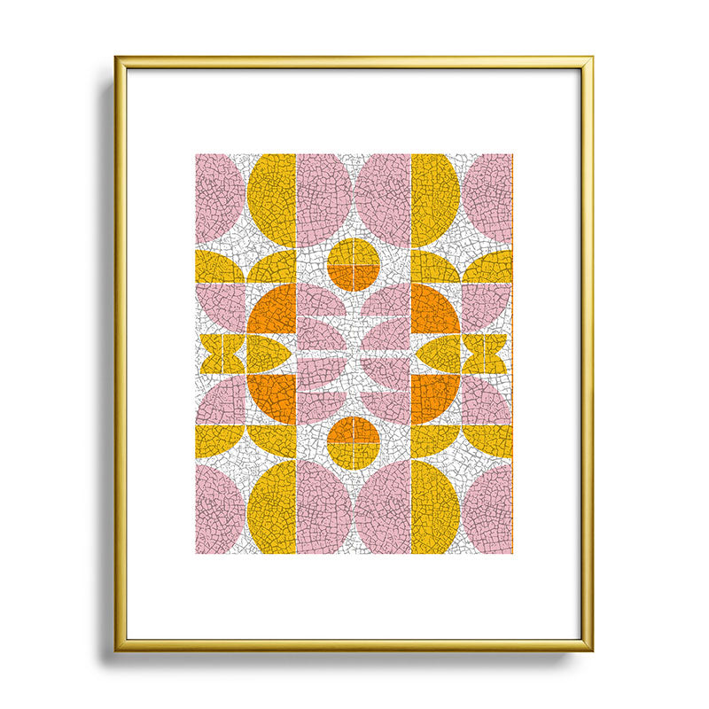 Mirimo FunGeo Metal Framed Art Print