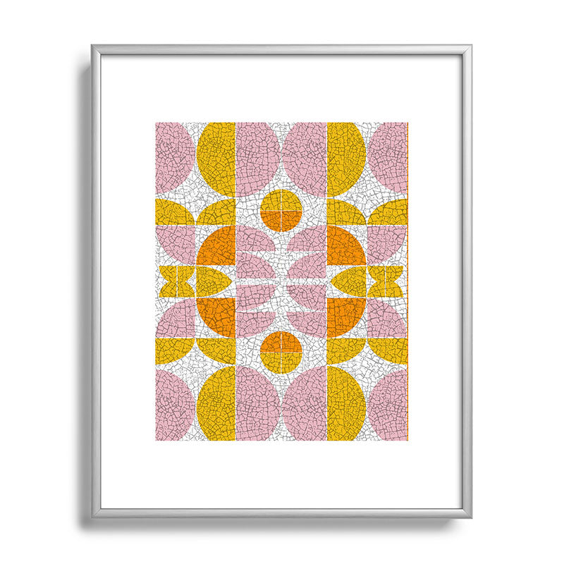 Mirimo FunGeo Metal Framed Art Print