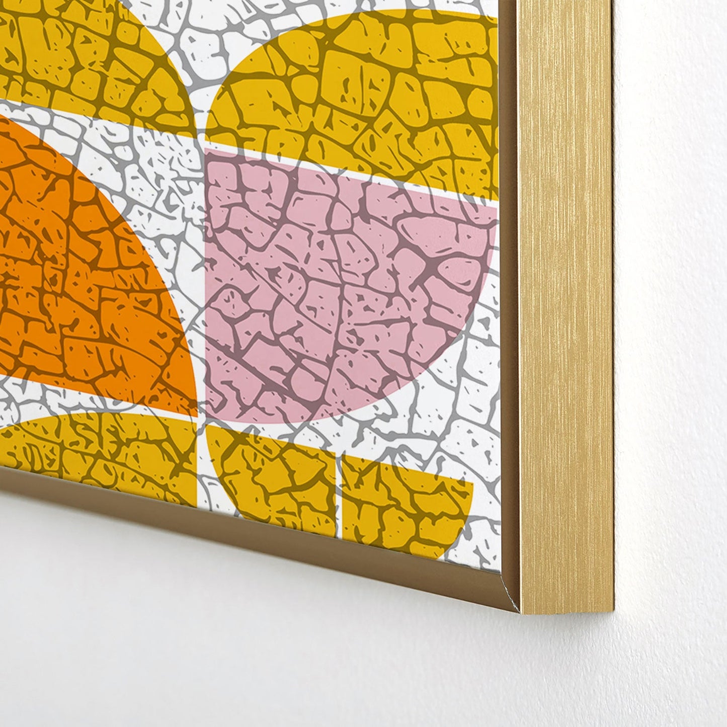 Mirimo FunGeo Square Metal Framed Art Print