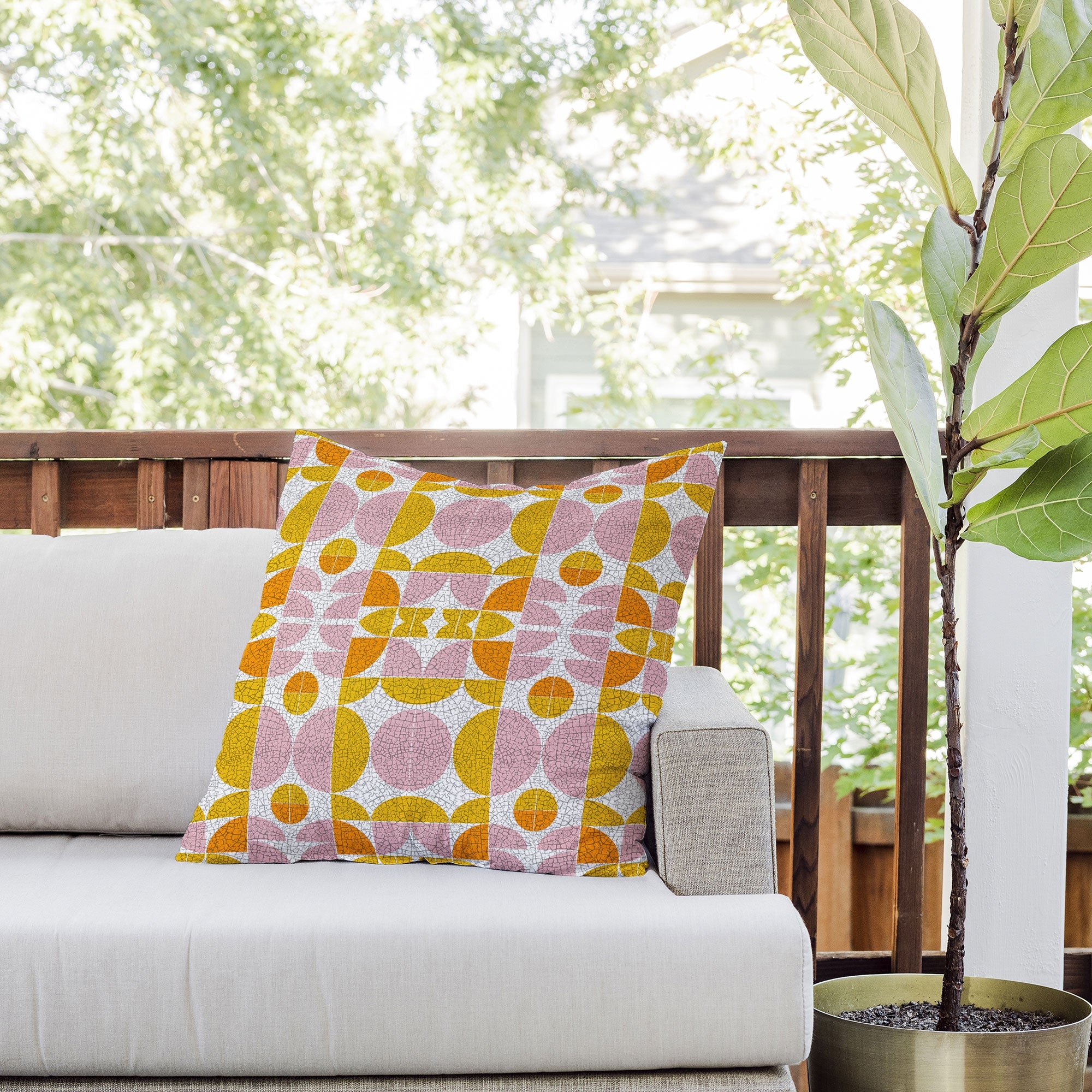 Mirimo FunGeo Outdoor Throw Pillow