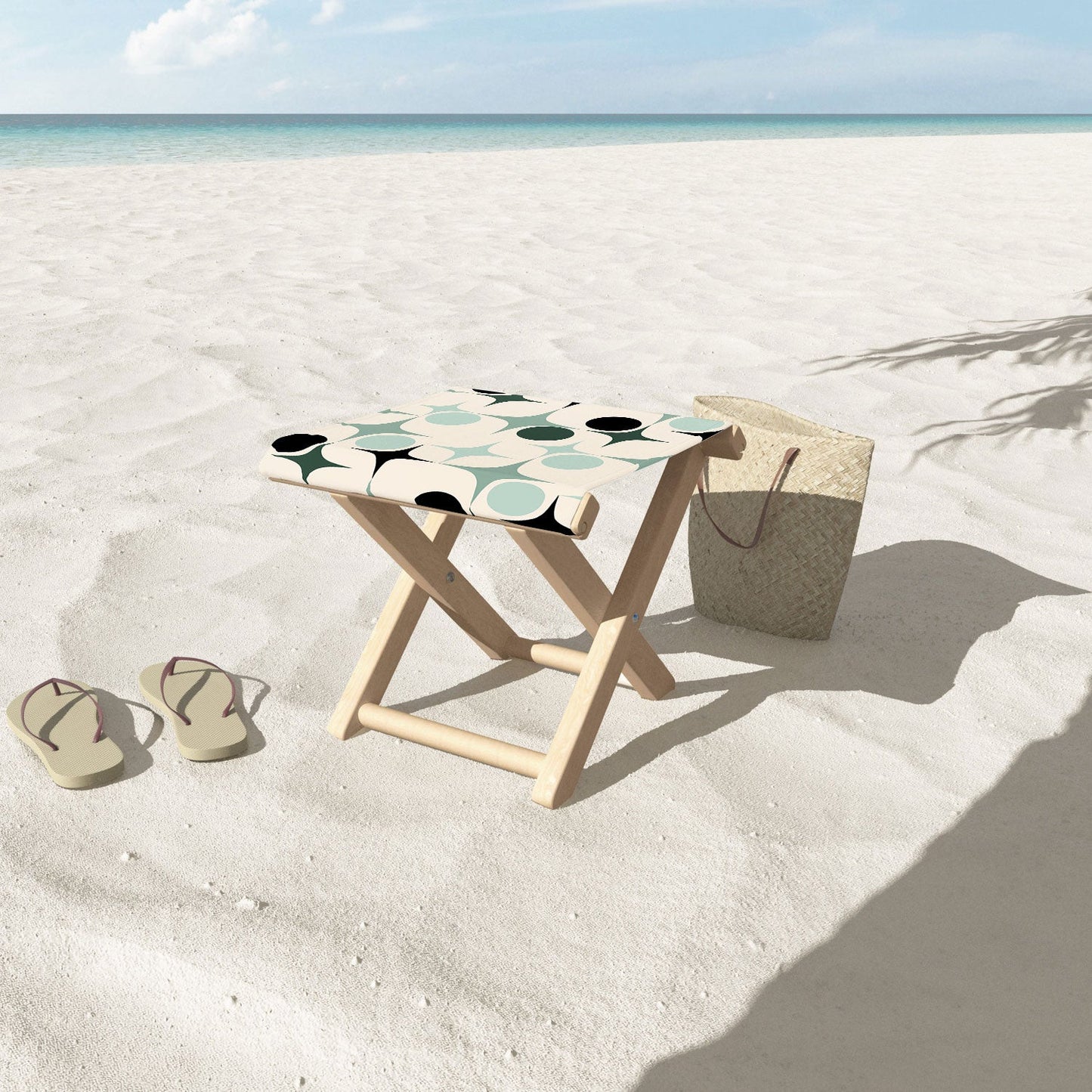 Mirimo Modern Retro Folding Stool