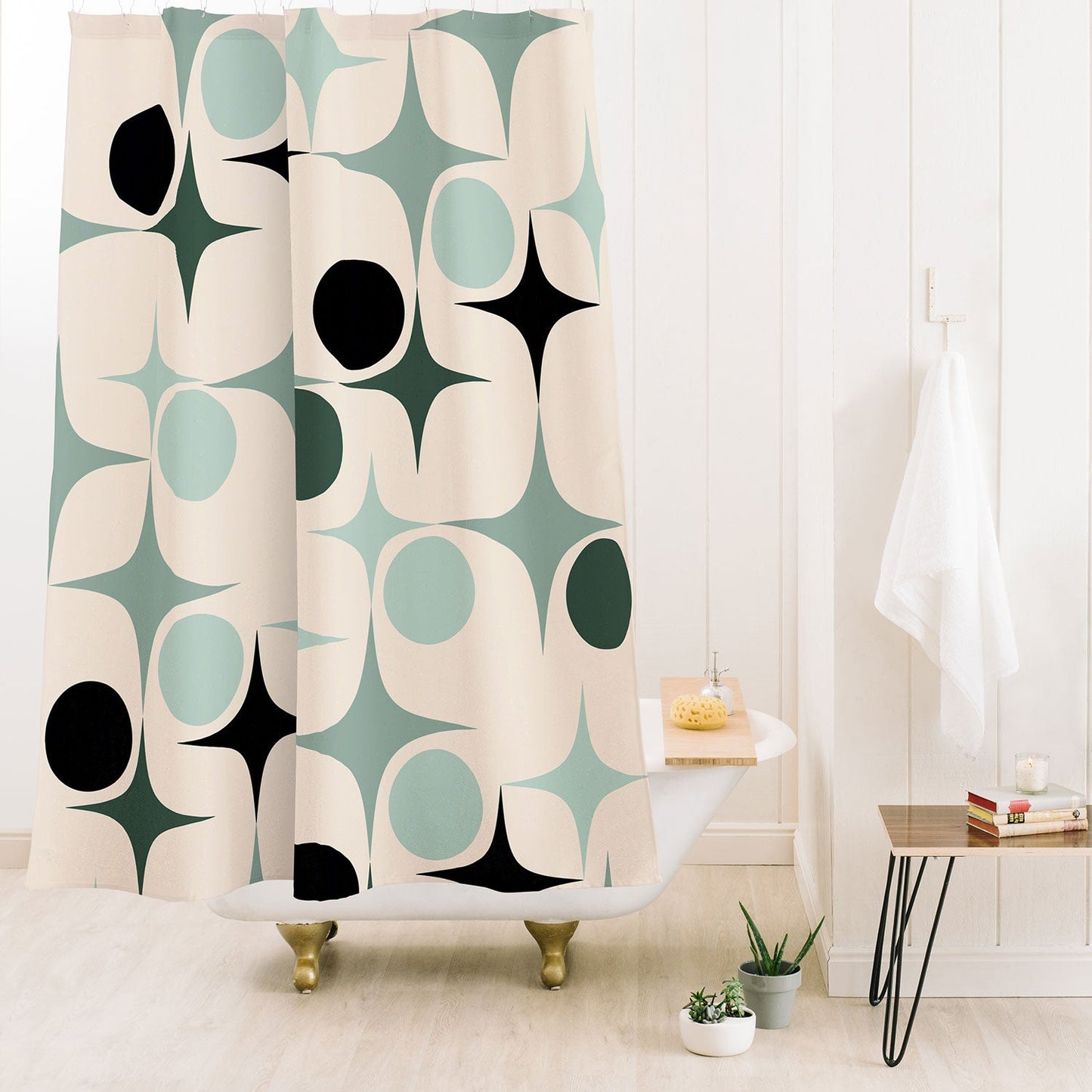 Mirimo Modern Retro Shower Curtain