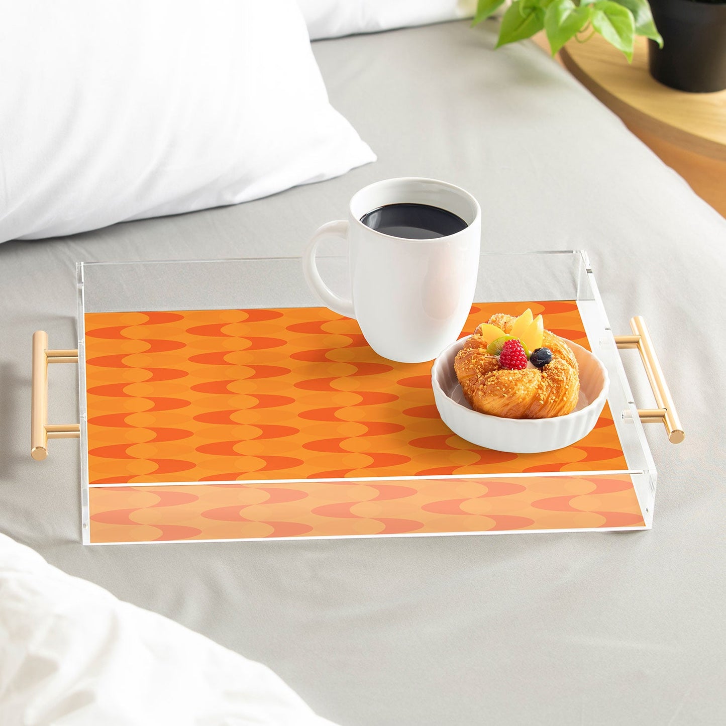 Mirimo Modern Retro Wavy Sun Acrylic Tray