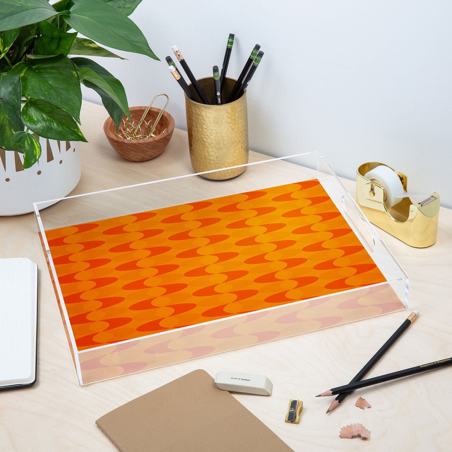 Mirimo Modern Retro Wavy Sun Acrylic Tray