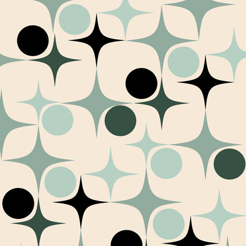 Mirimo Modern Retro Shower Curtain