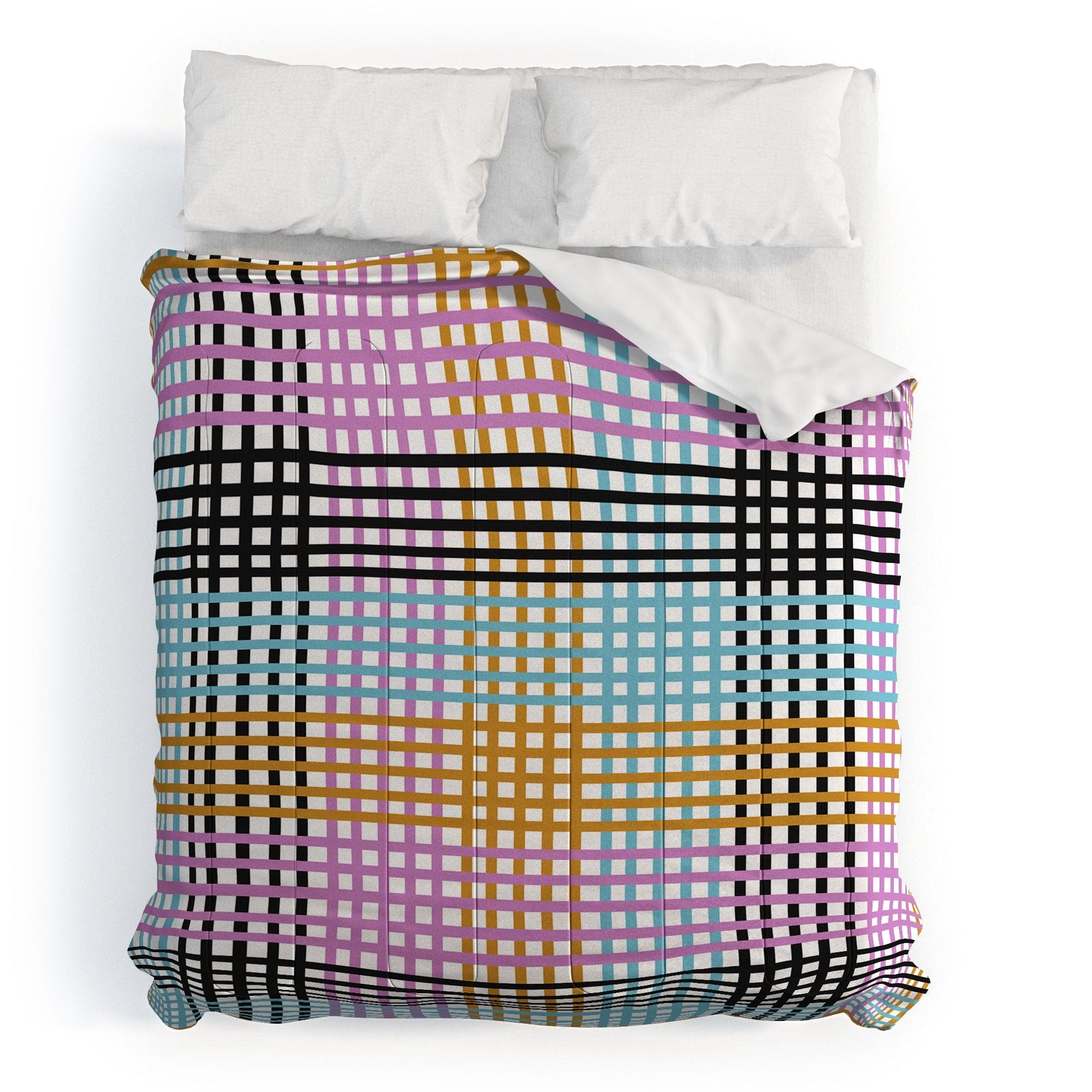 Mirimo Multicolor Gingham Grid Comforter