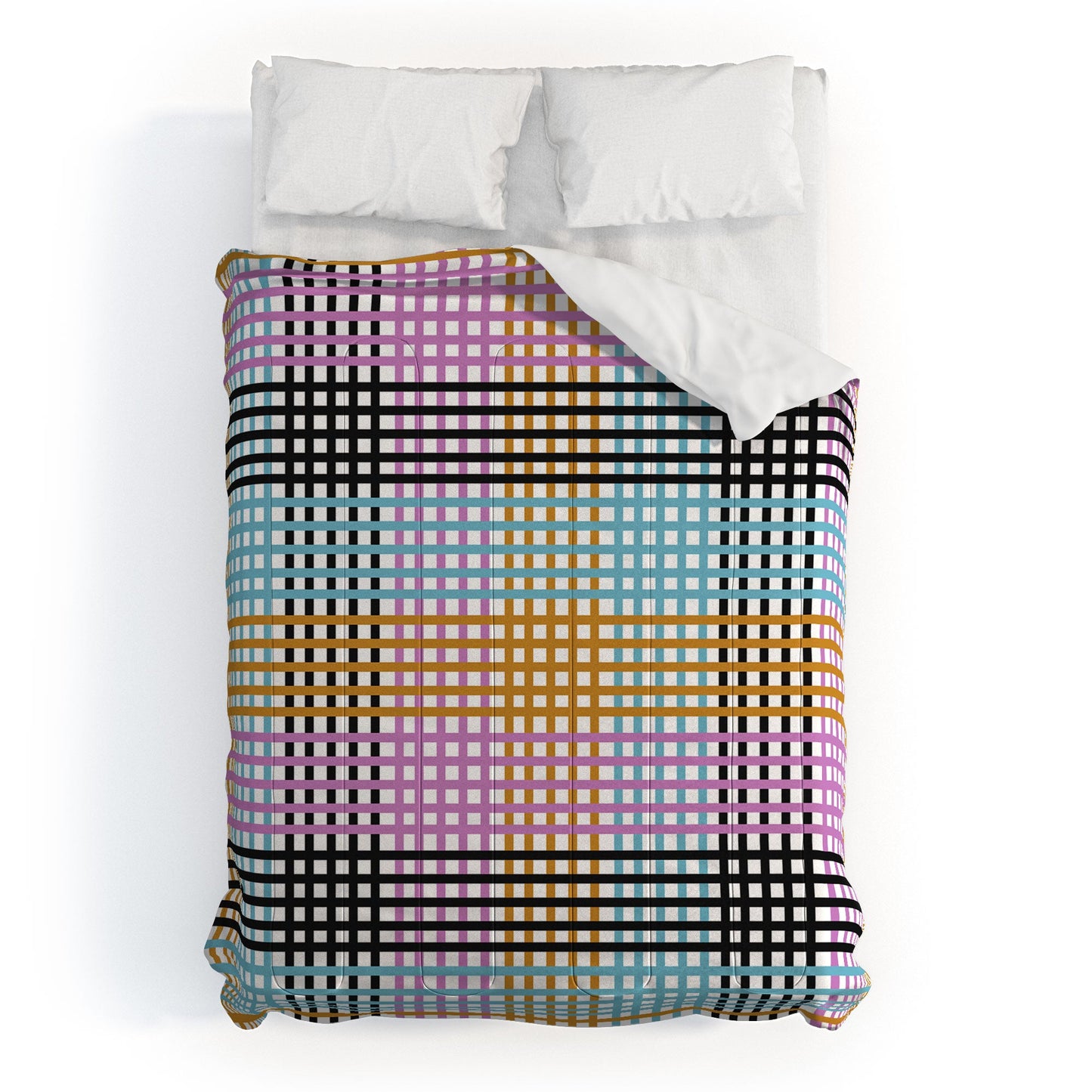 Mirimo Multicolor Gingham Grid Comforter