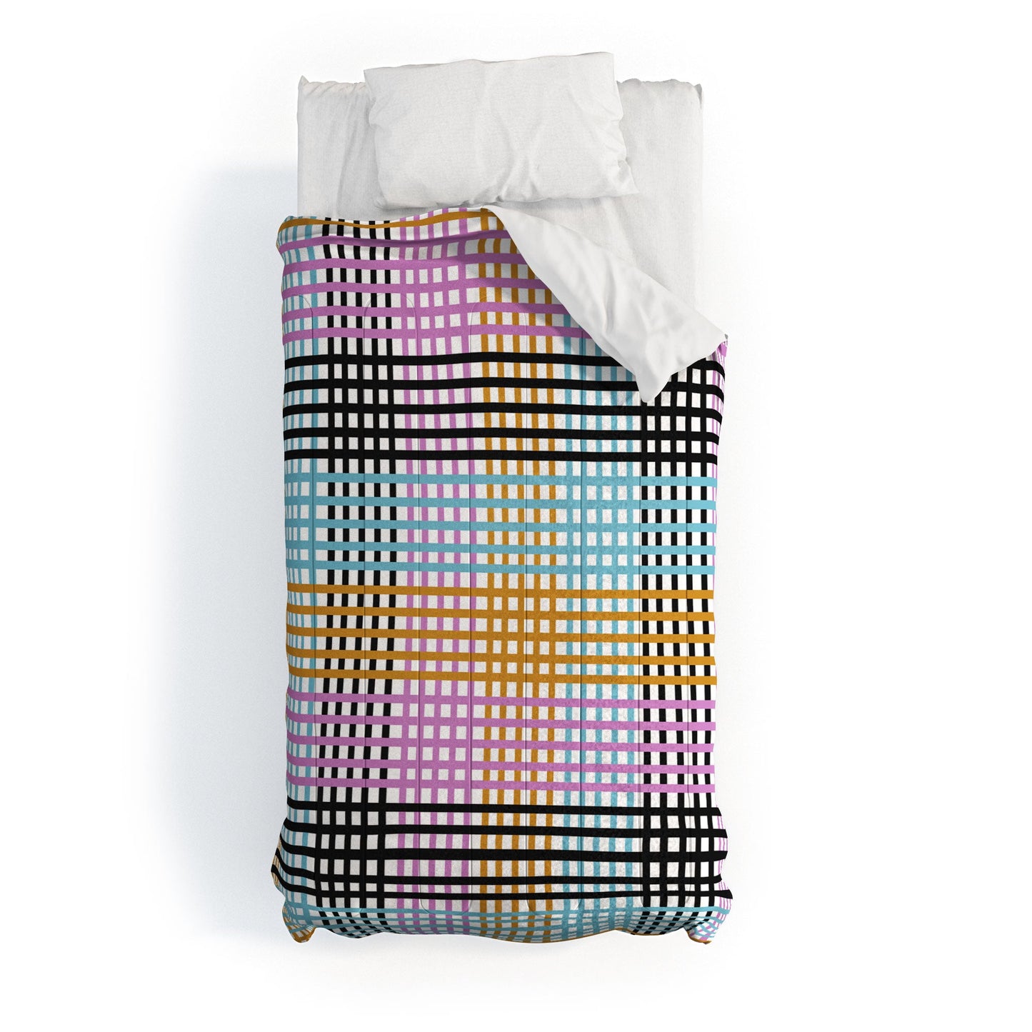 Mirimo Multicolor Gingham Grid Comforter