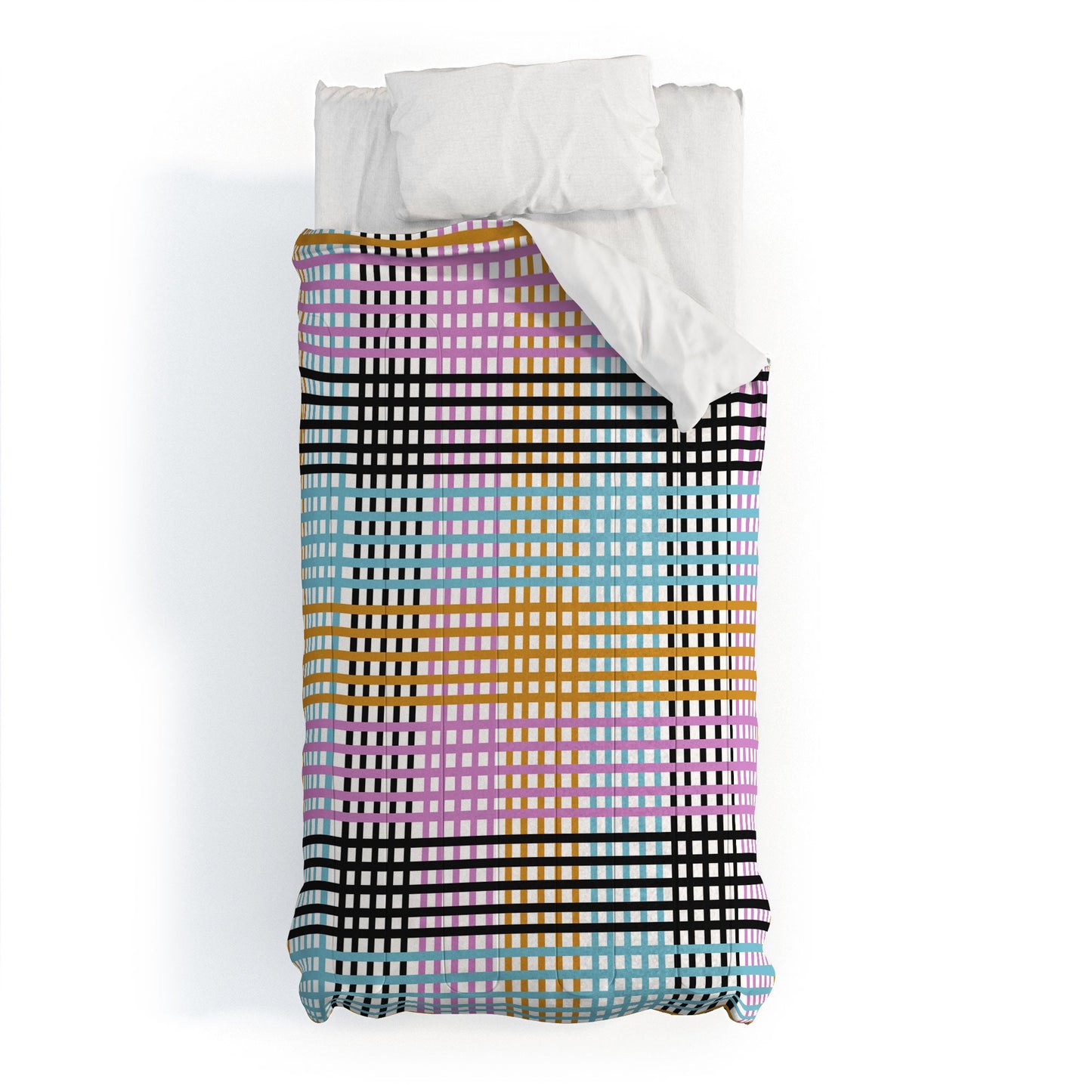 Mirimo Multicolor Gingham Grid Comforter