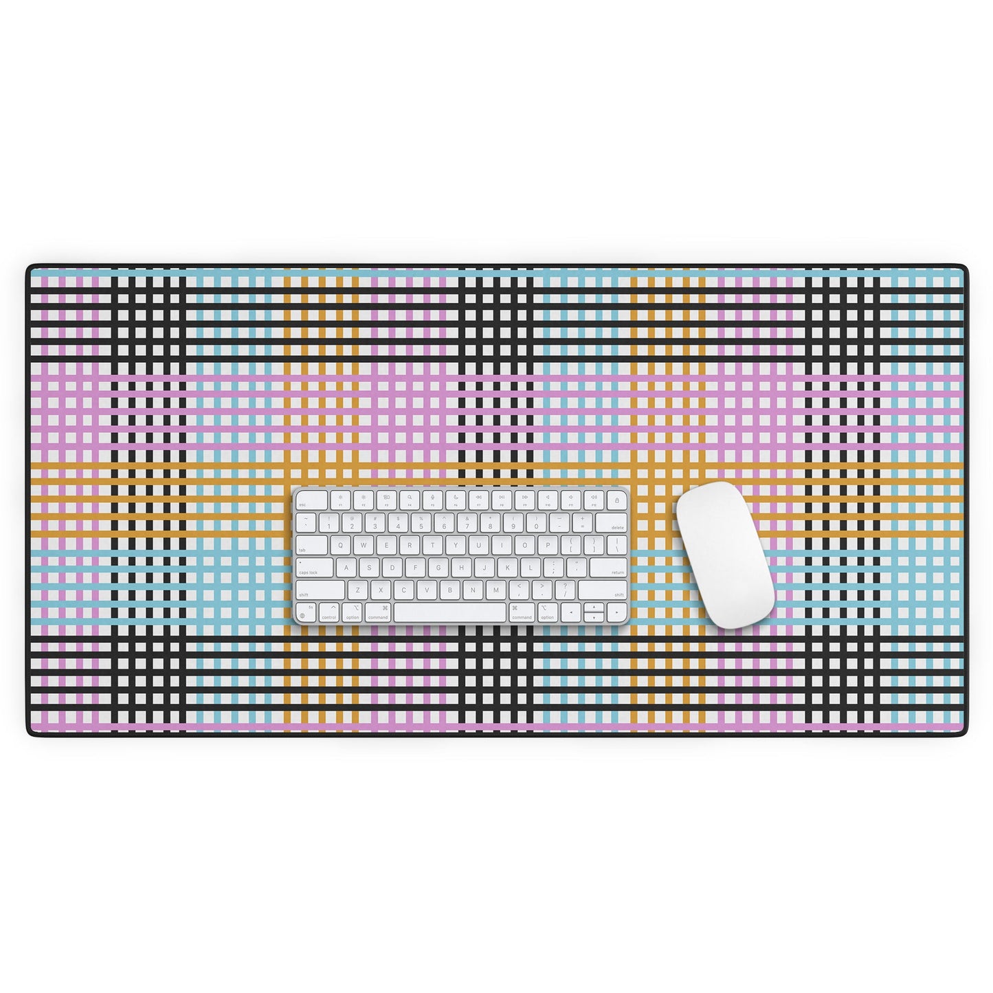 Mirimo Multicolor Gingham Grid Desk Mat