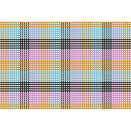 Mirimo Multicolor Gingham Grid Wall Mural