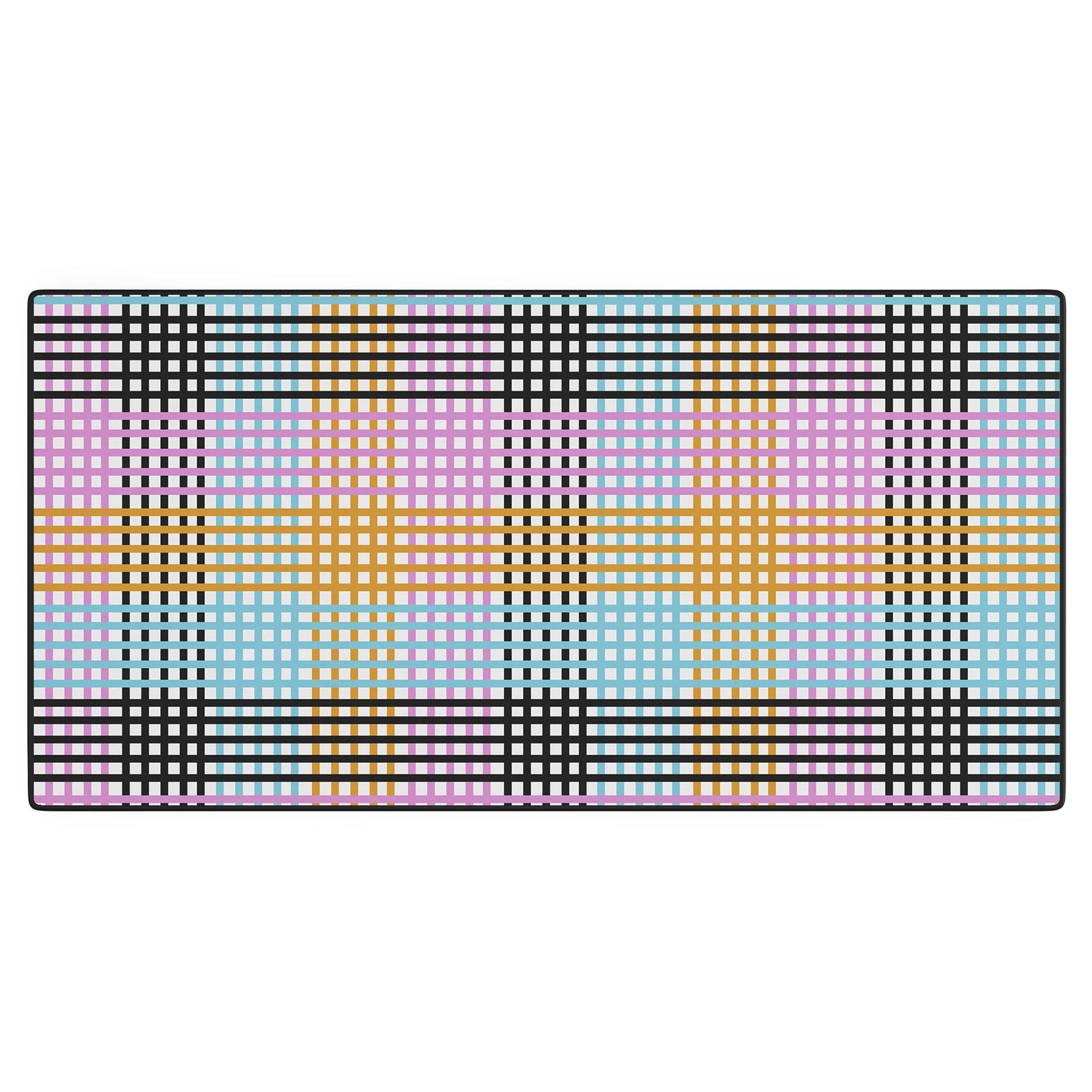 Mirimo Multicolor Gingham Grid Desk Mat