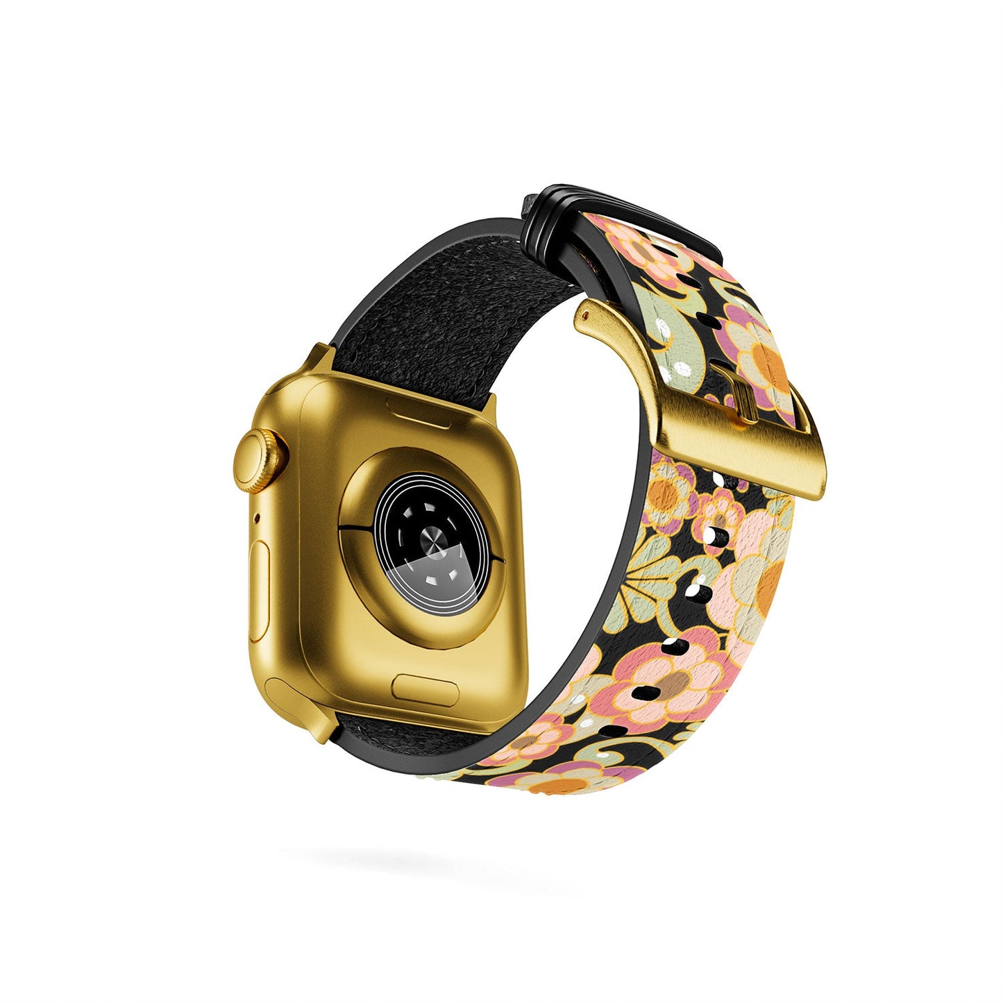Mirimo Nostalgic 70s in Black Apple Watch Band