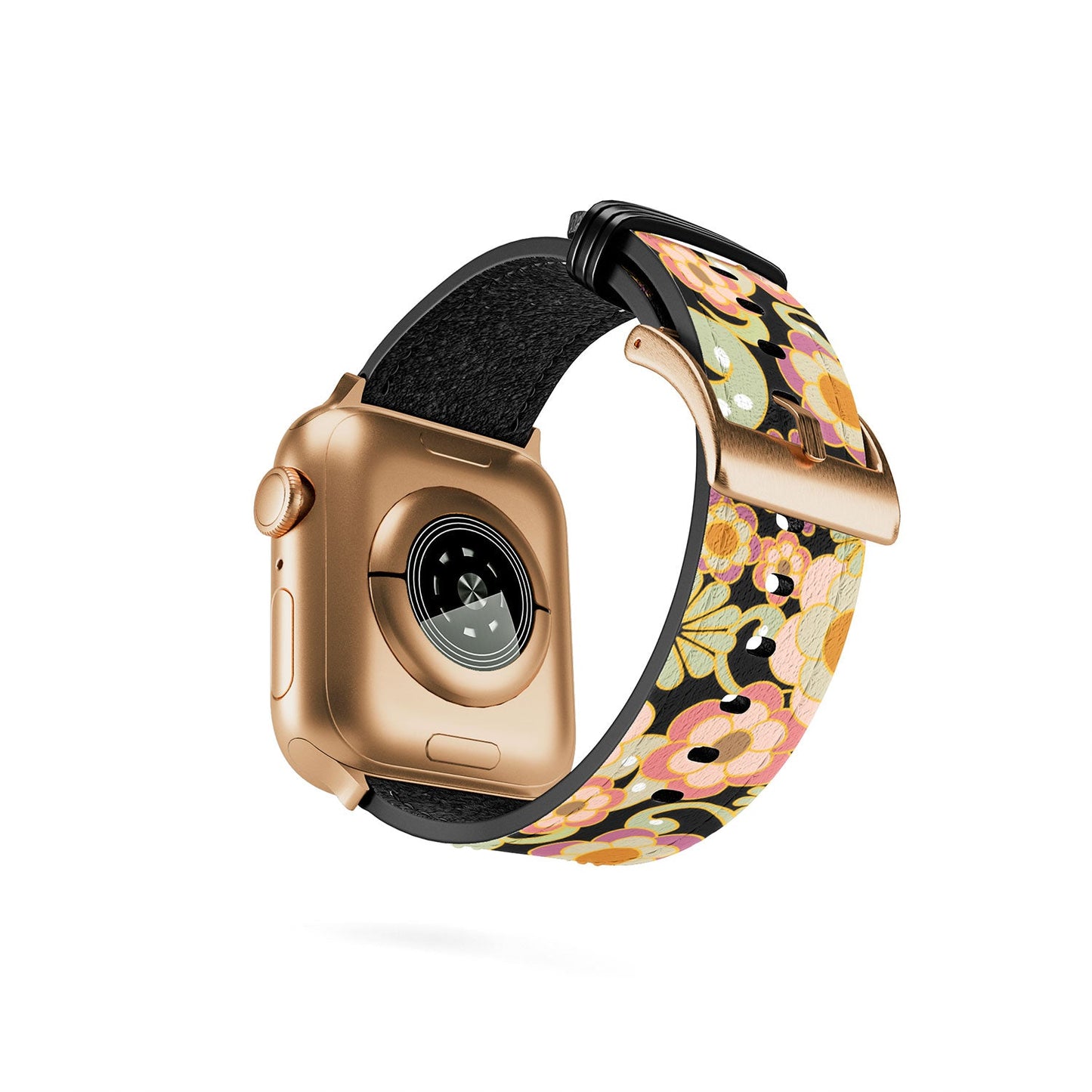 Mirimo Nostalgic 70s in Black Apple Watch Band