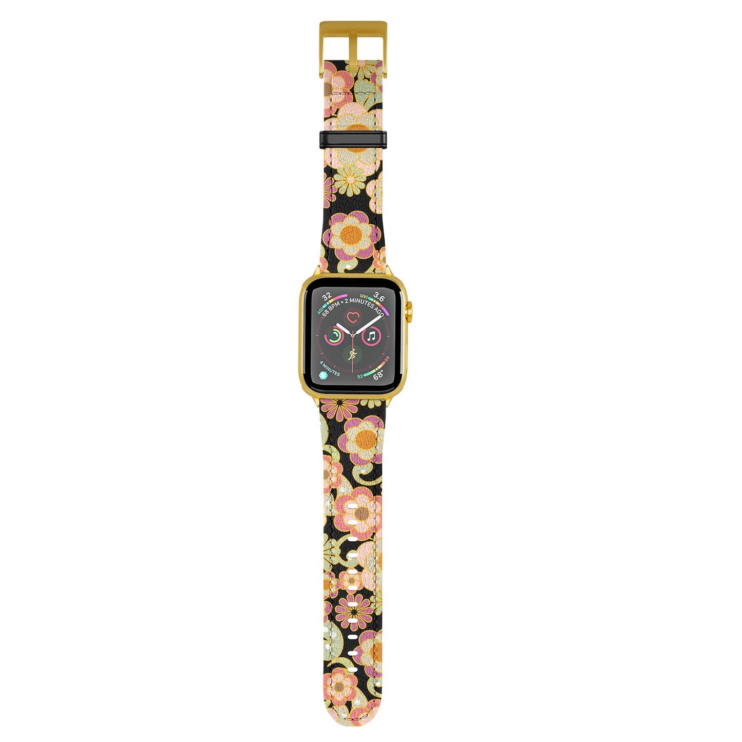 Mirimo Nostalgic 70s in Black Apple Watch Band