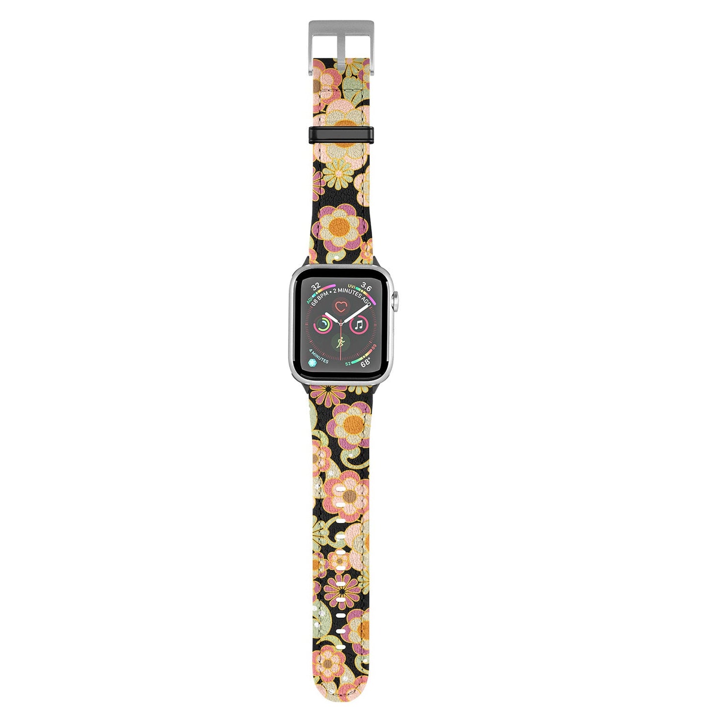 Mirimo Nostalgic 70s in Black Apple Watch Band