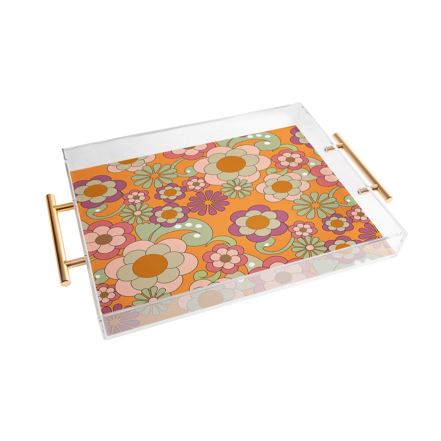 Mirimo Nostalgic 70s in Orange Acrylic Tray