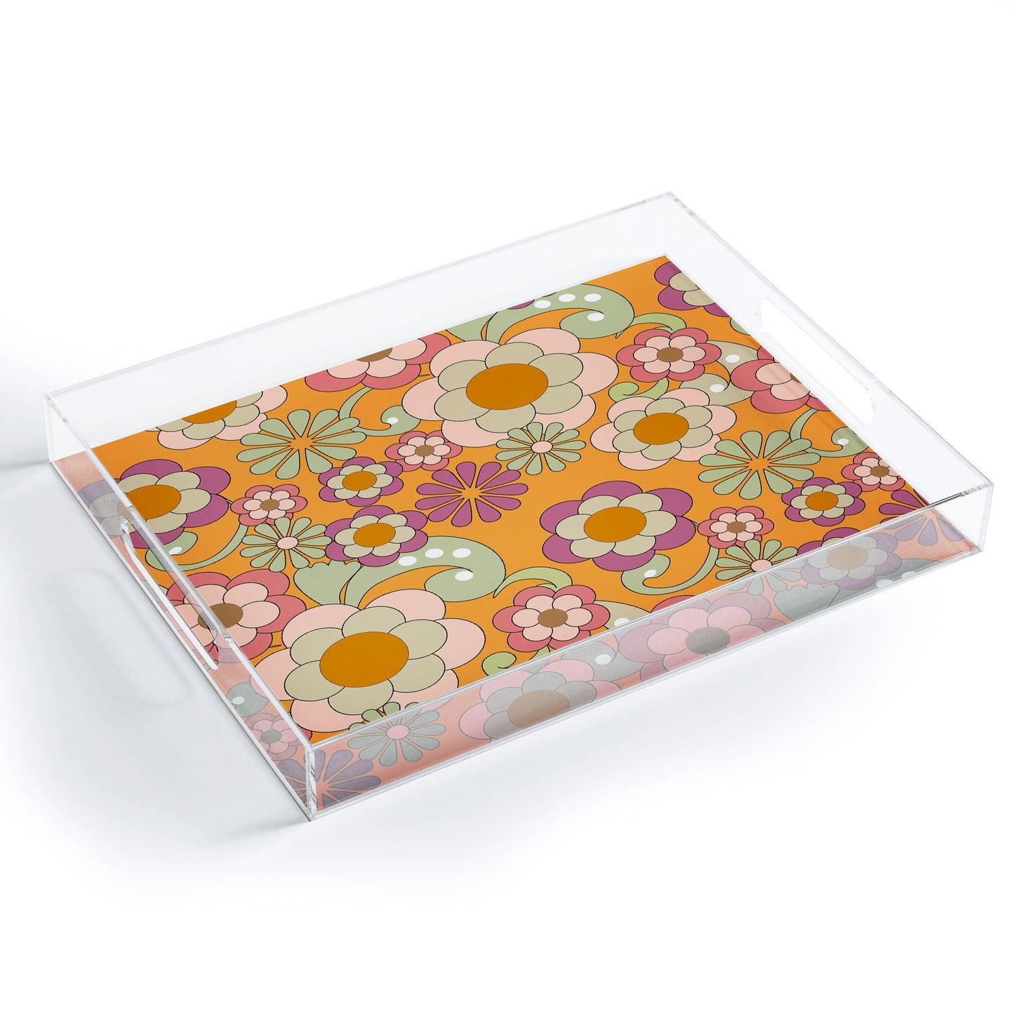 Mirimo Nostalgic 70s in Orange Acrylic Tray