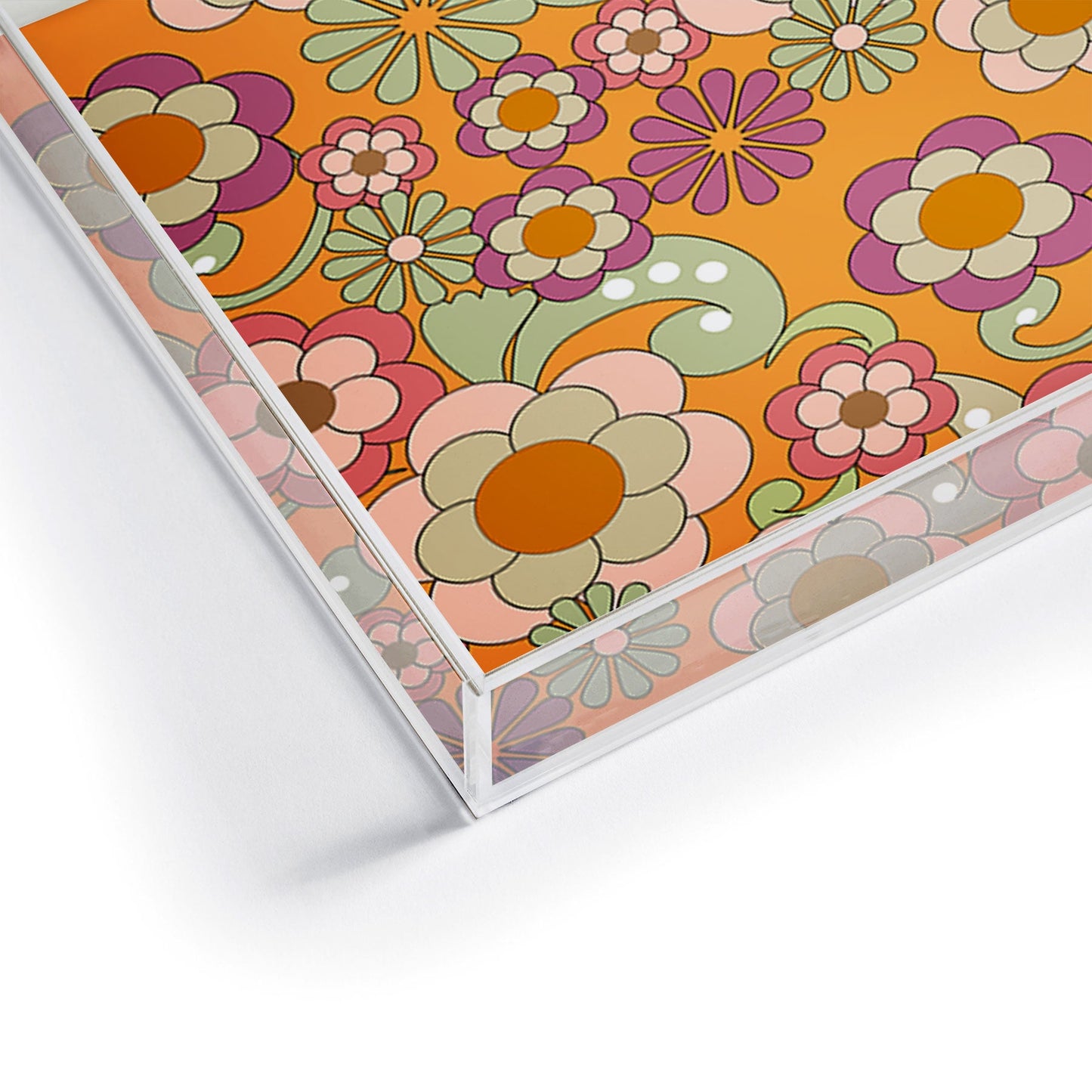 Mirimo Nostalgic 70s in Orange Acrylic Tray