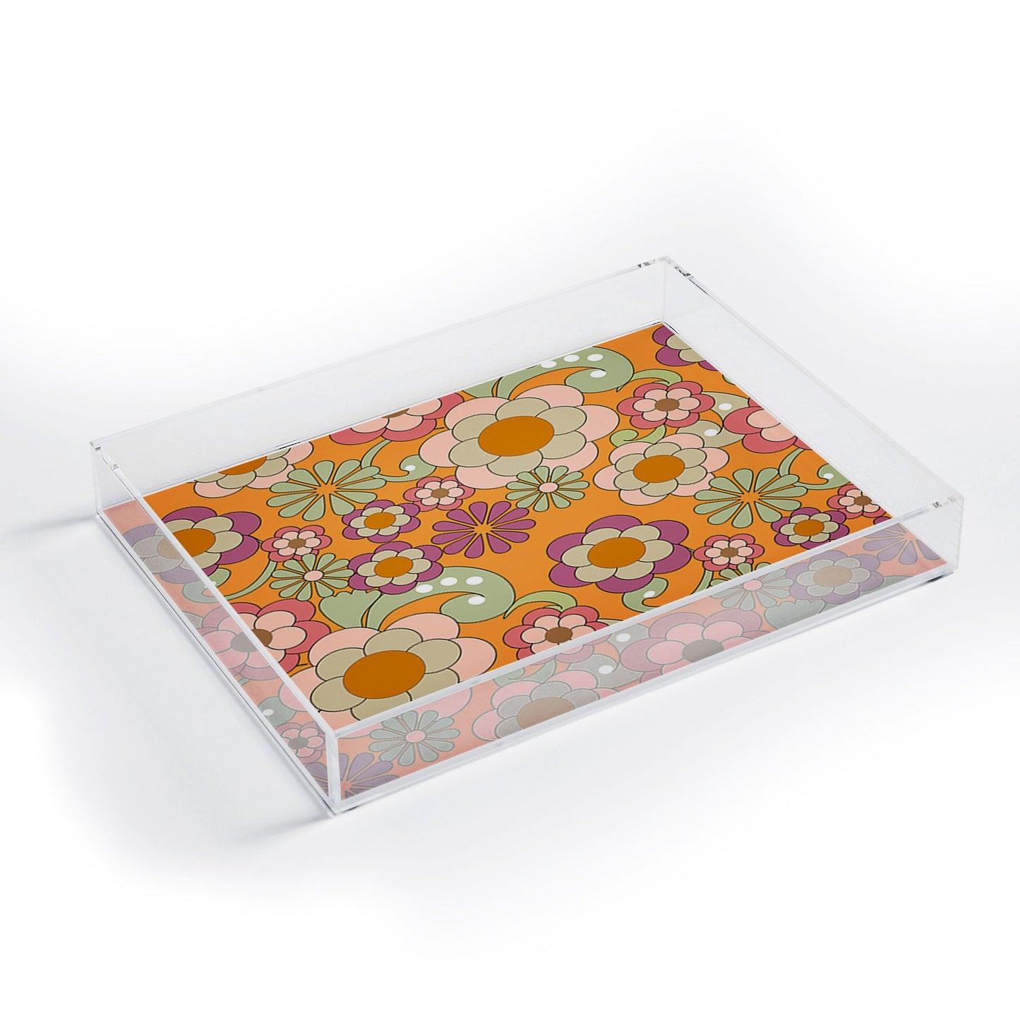 Mirimo Nostalgic 70s in Orange Acrylic Tray