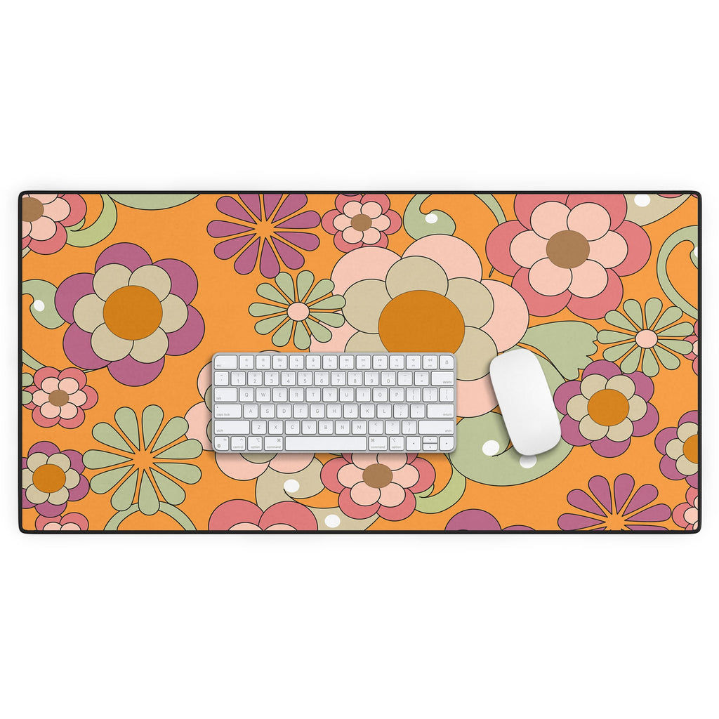 Mirimo Nostalgic 70s in Orange Desk Mat