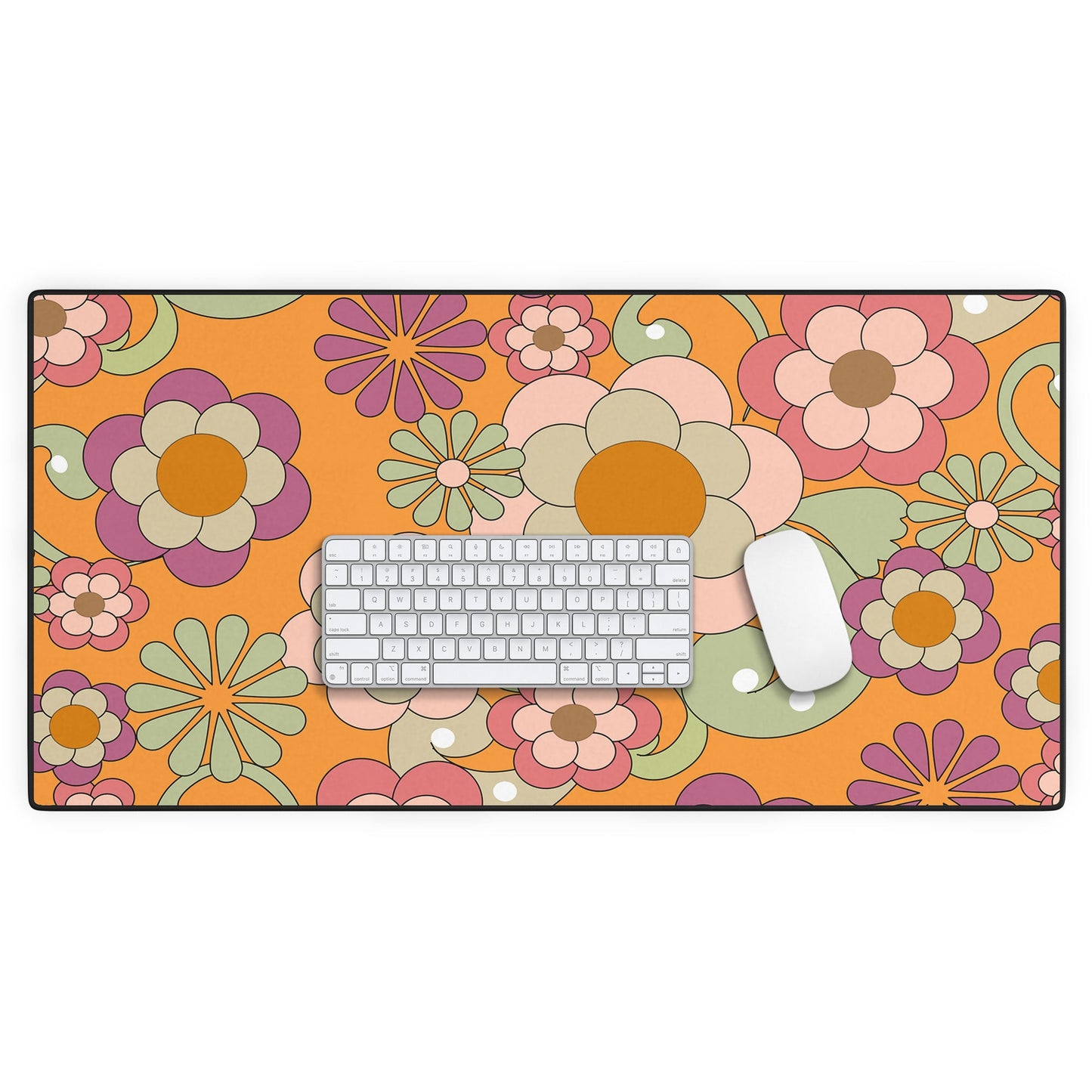 Mirimo Nostalgic 70s in Orange Desk Mat