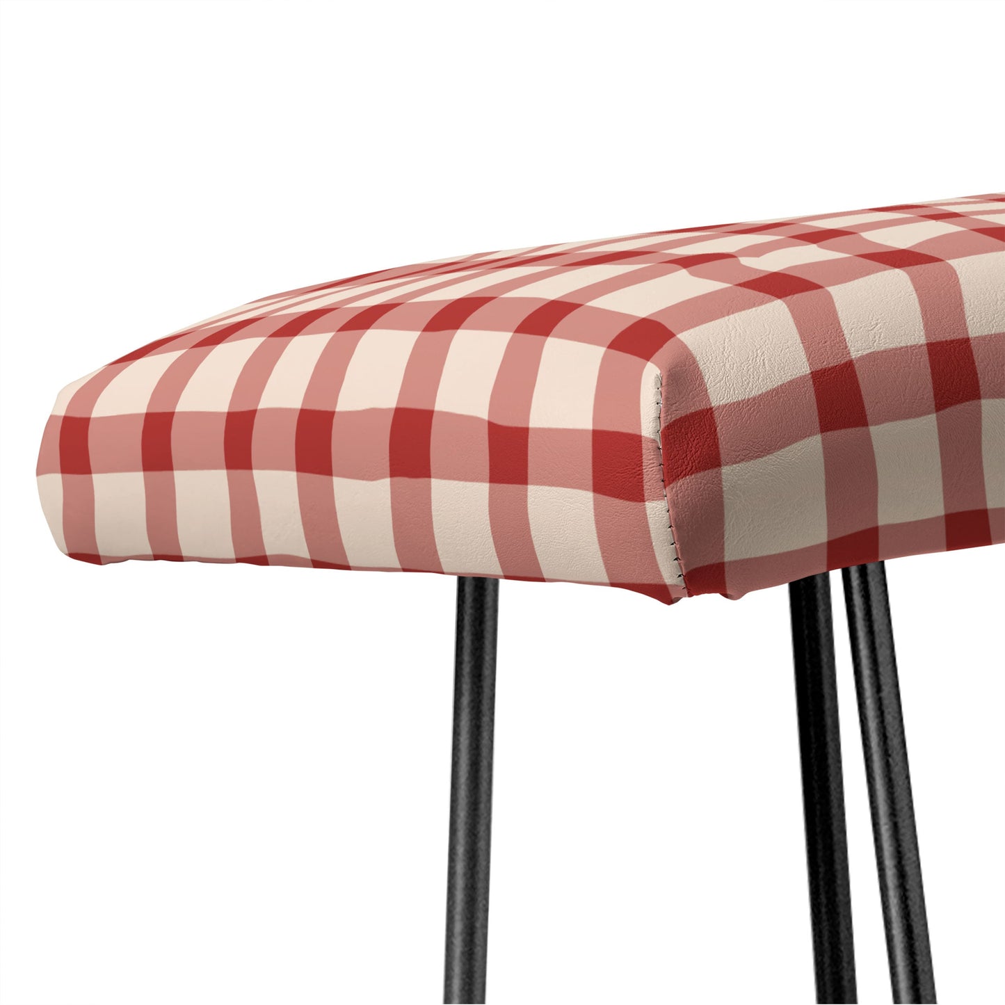 Mirimo Organic Gingham Red Bench