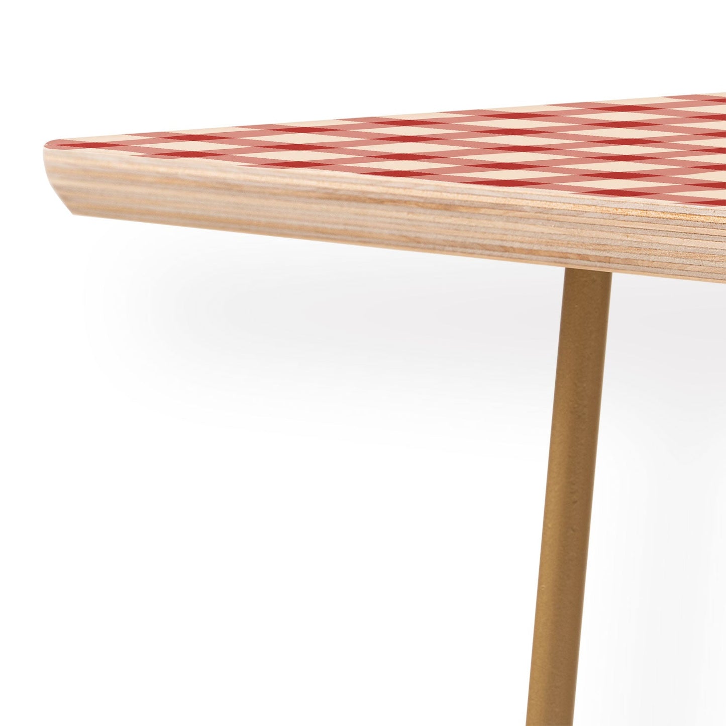 Mirimo Organic Gingham Red Coffee Table
