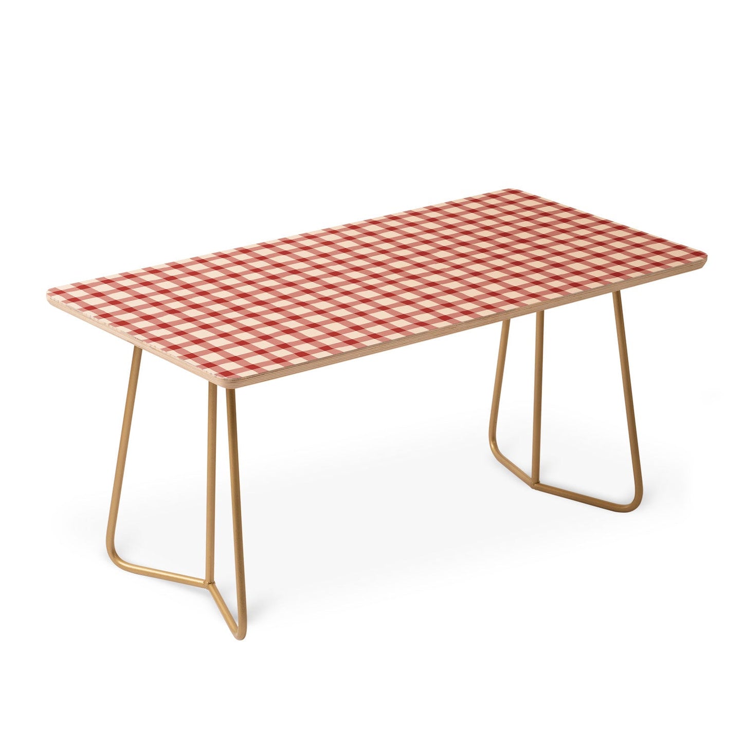 Mirimo Organic Gingham Red Coffee Table