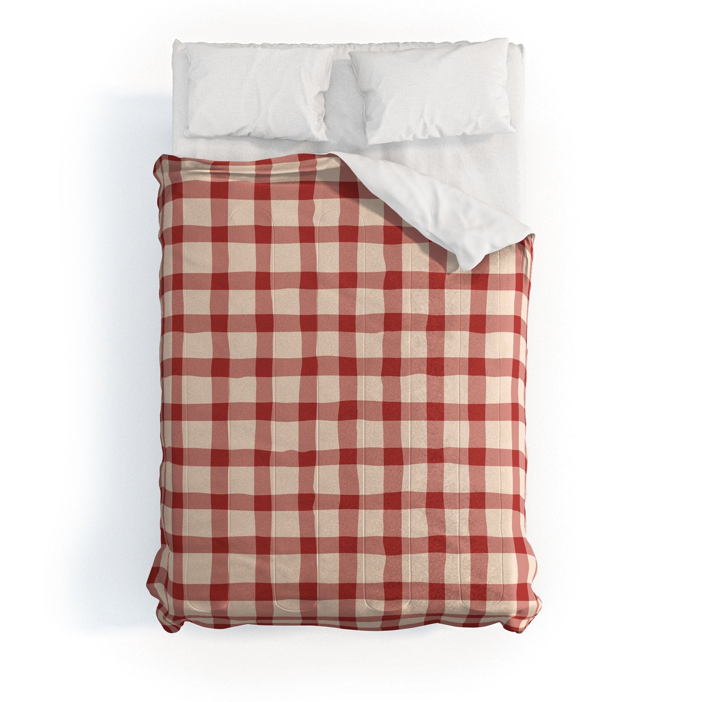 Mirimo Organic Gingham Red Comforter