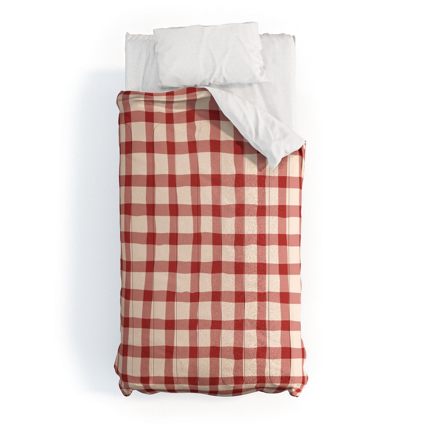 Mirimo Organic Gingham Red Comforter