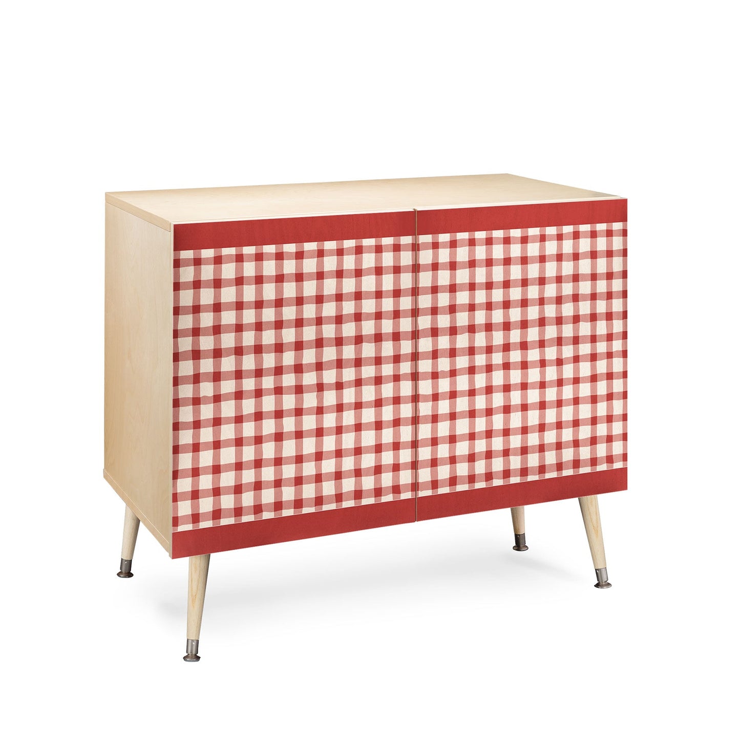 Mirimo Organic Gingham Red Credenza