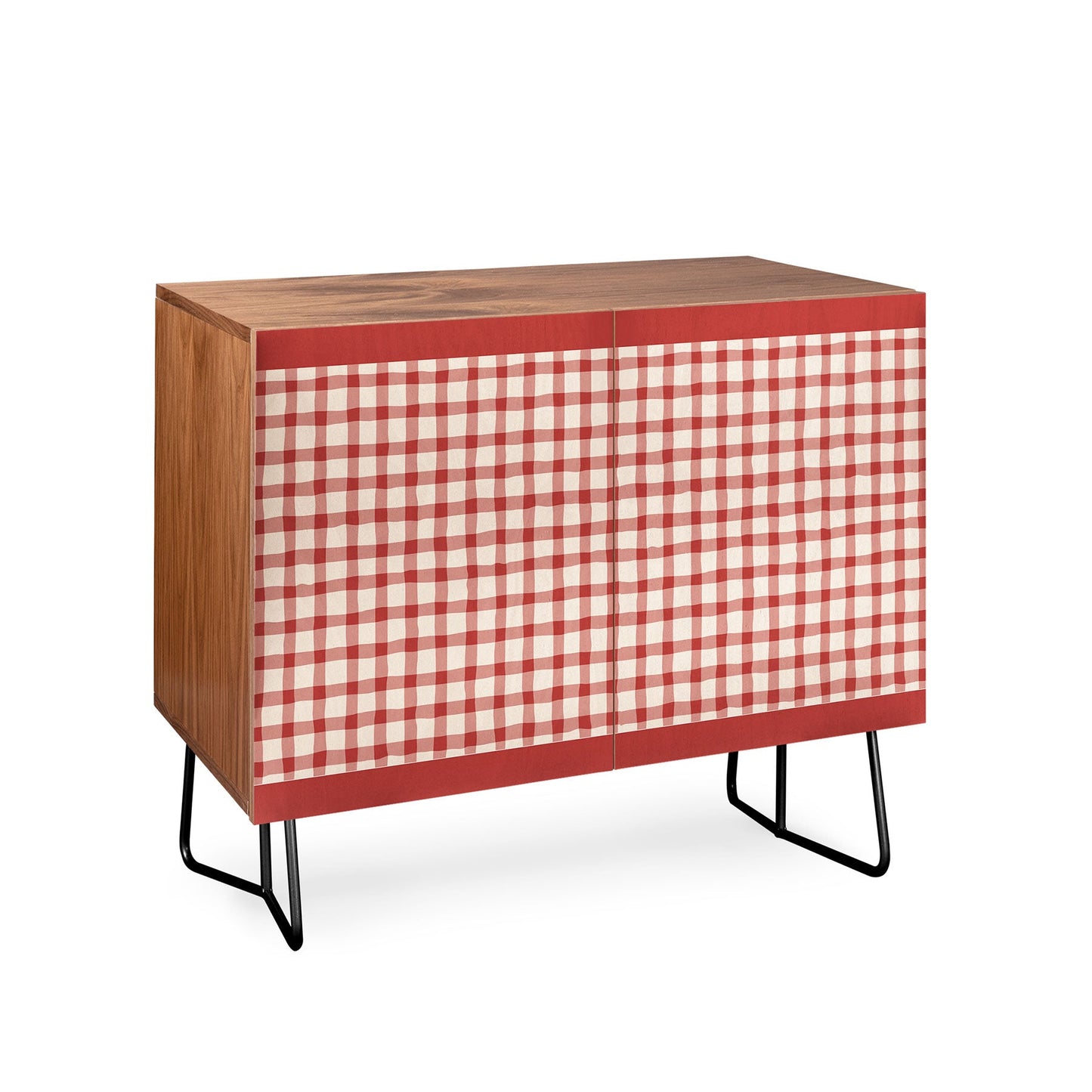Mirimo Organic Gingham Red Credenza