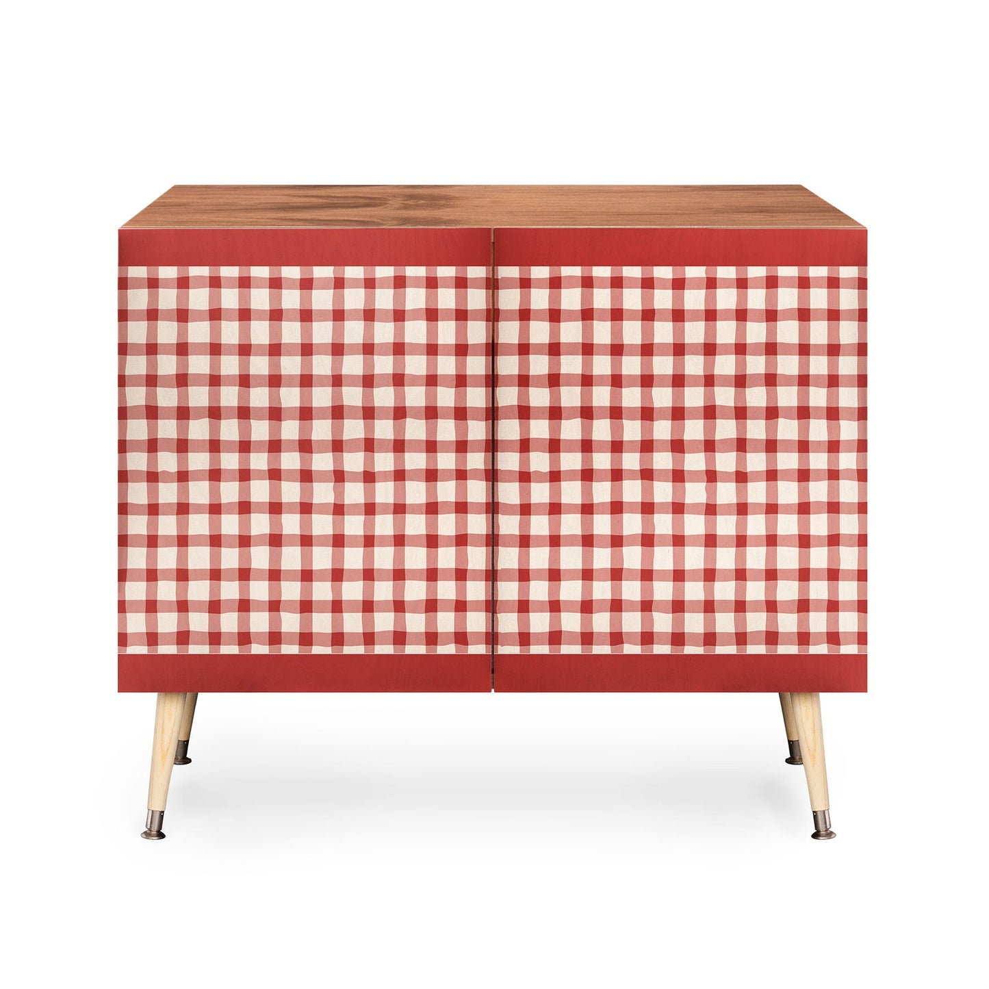Mirimo Organic Gingham Red Credenza