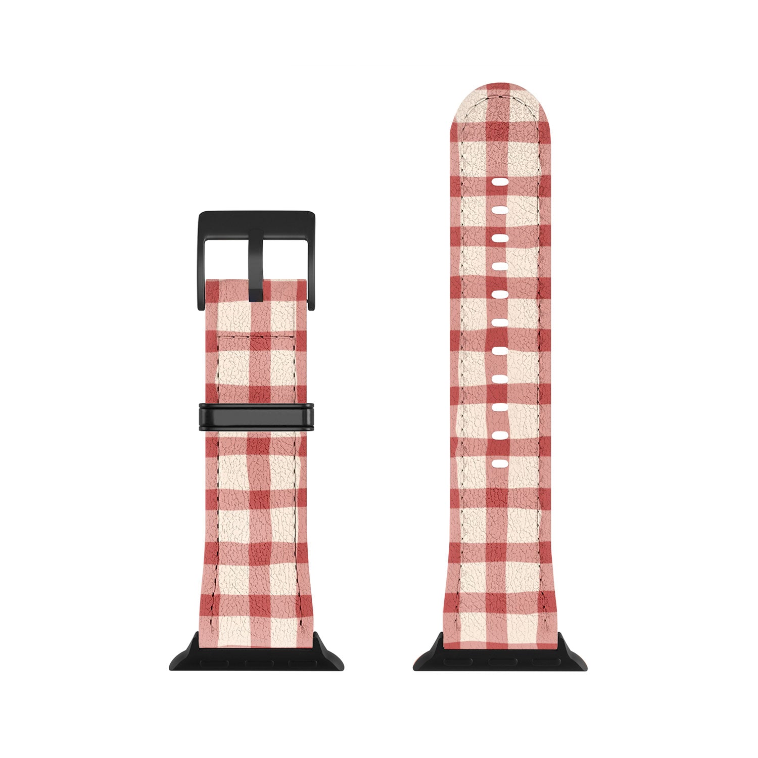 Mirimo Organic Gingham Red Apple Watch Band