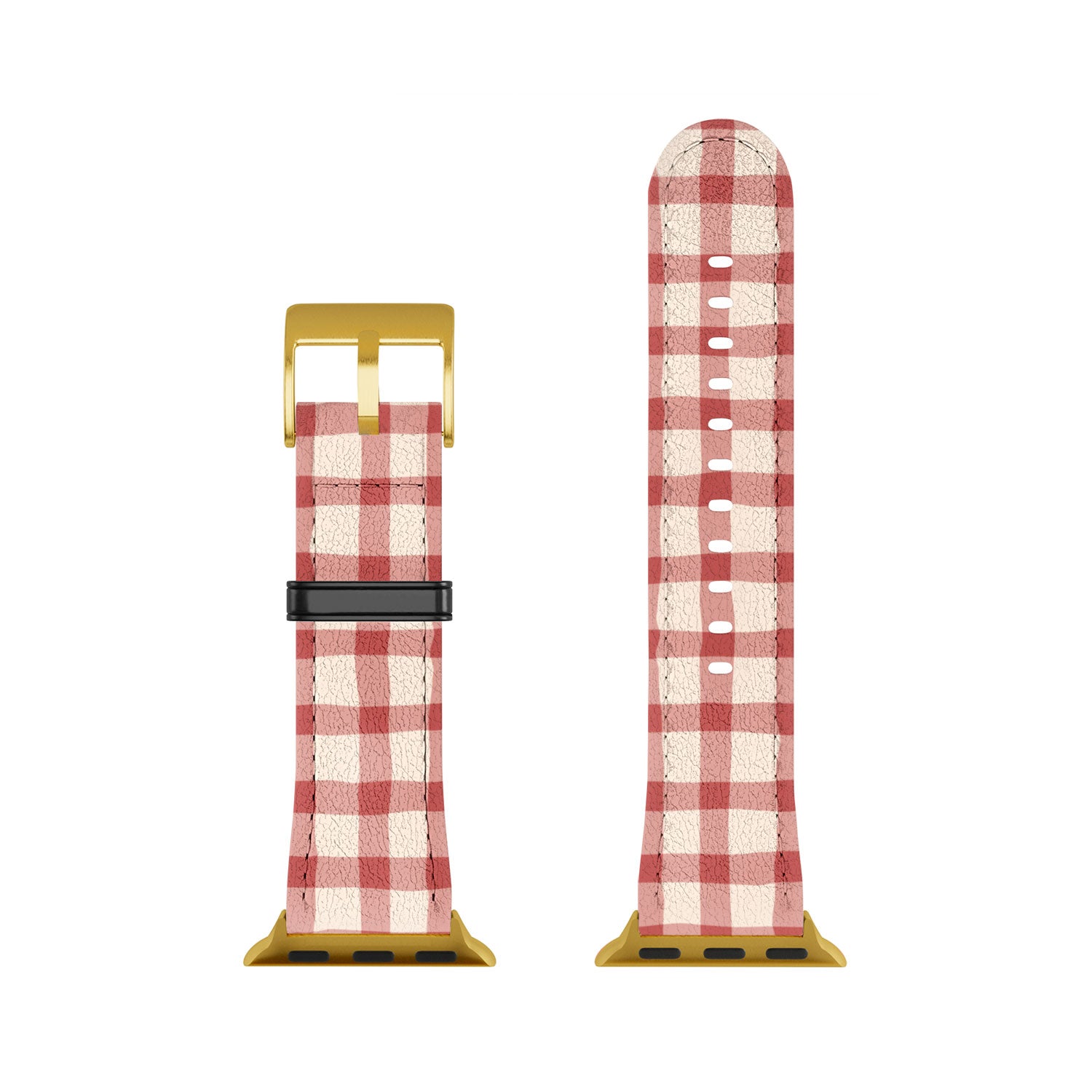 Mirimo Organic Gingham Red Apple Watch Band