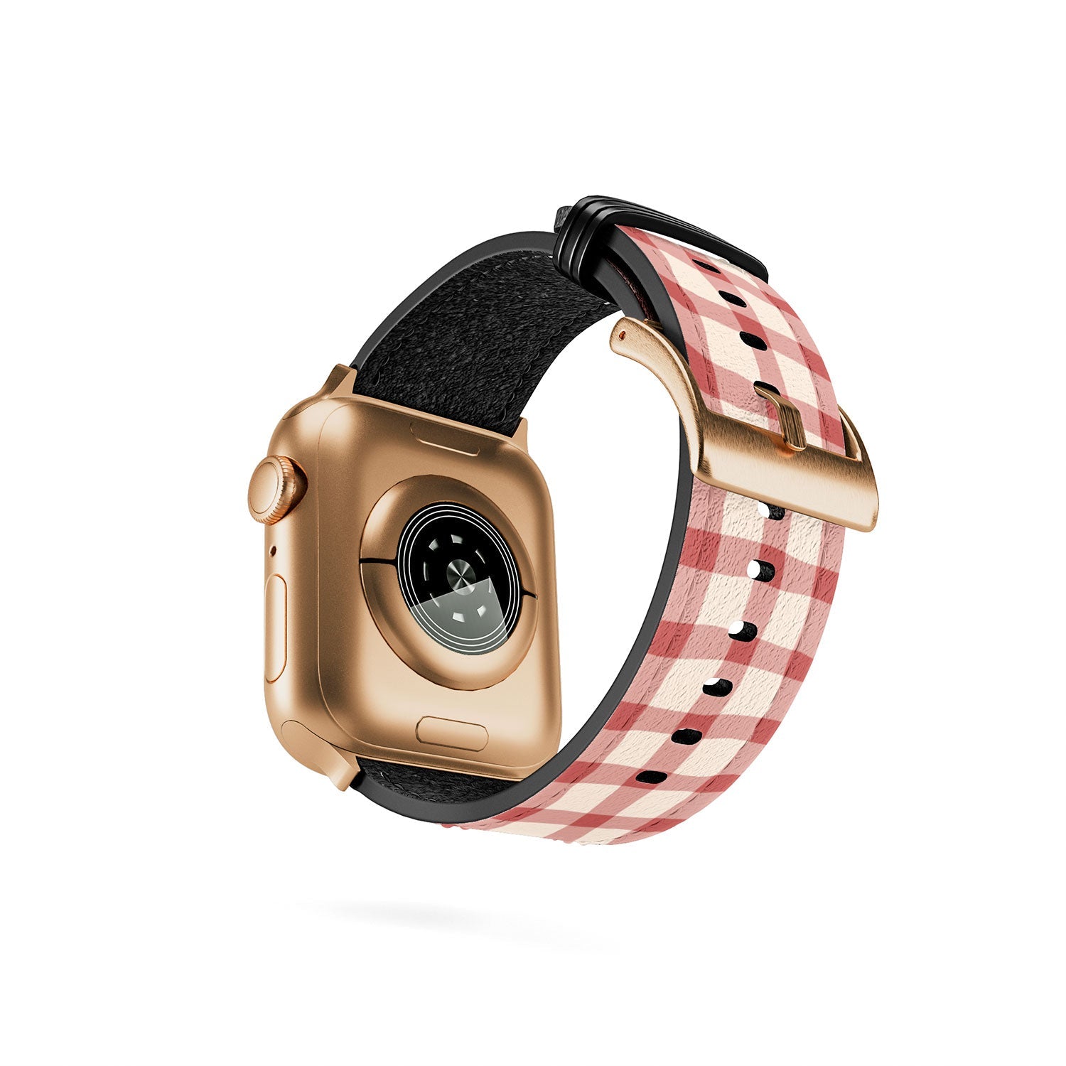 Mirimo Organic Gingham Red Apple Watch Band