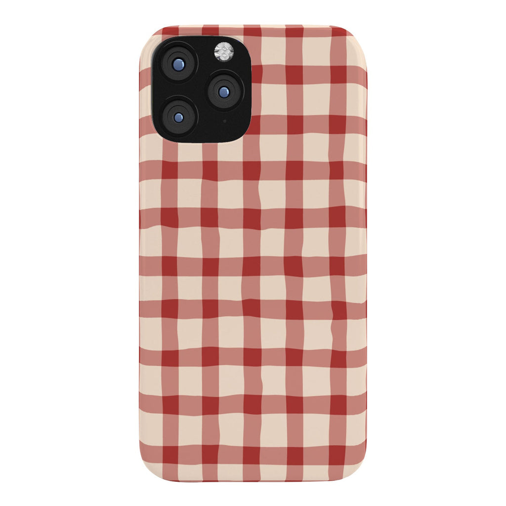 Mirimo Organic Gingham Red Phone Case