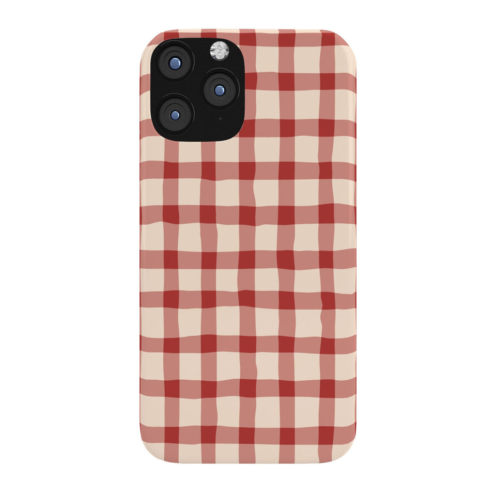 Mirimo Organic Gingham Red Phone Case