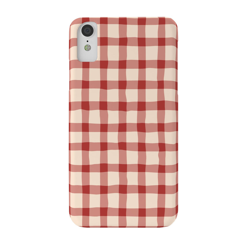Mirimo Organic Gingham Red Phone Case