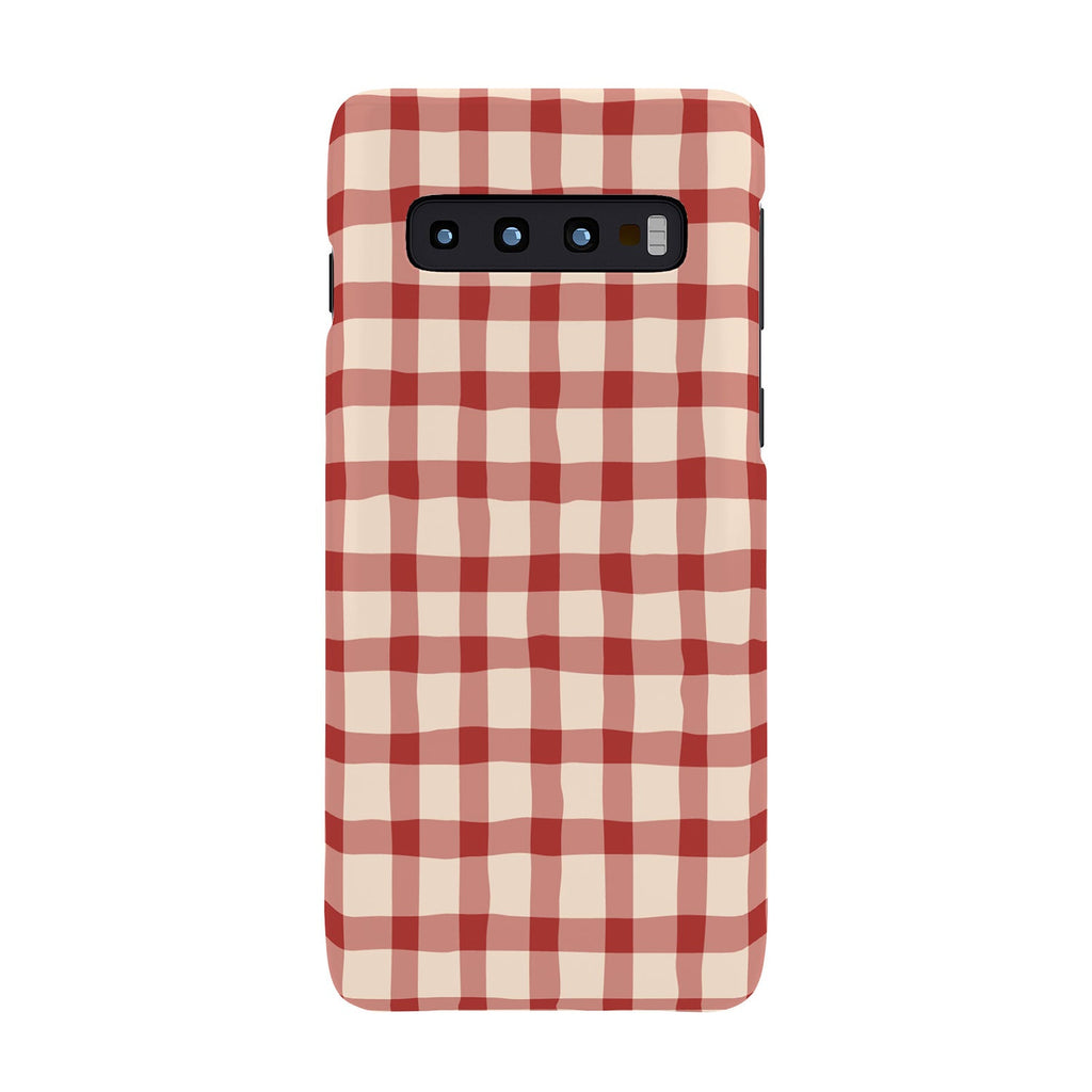 Mirimo Organic Gingham Red Phone Case