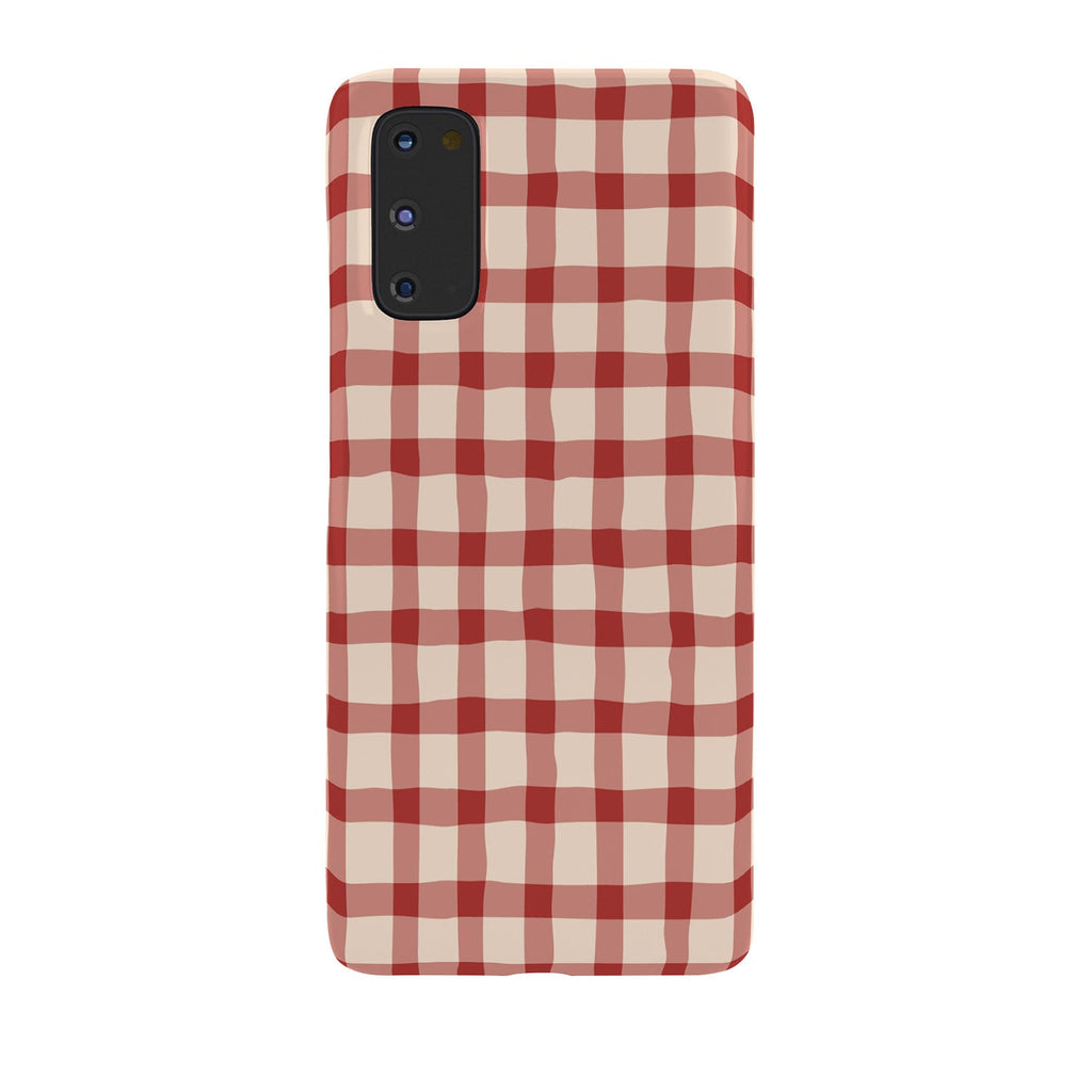 Mirimo Organic Gingham Red Phone Case