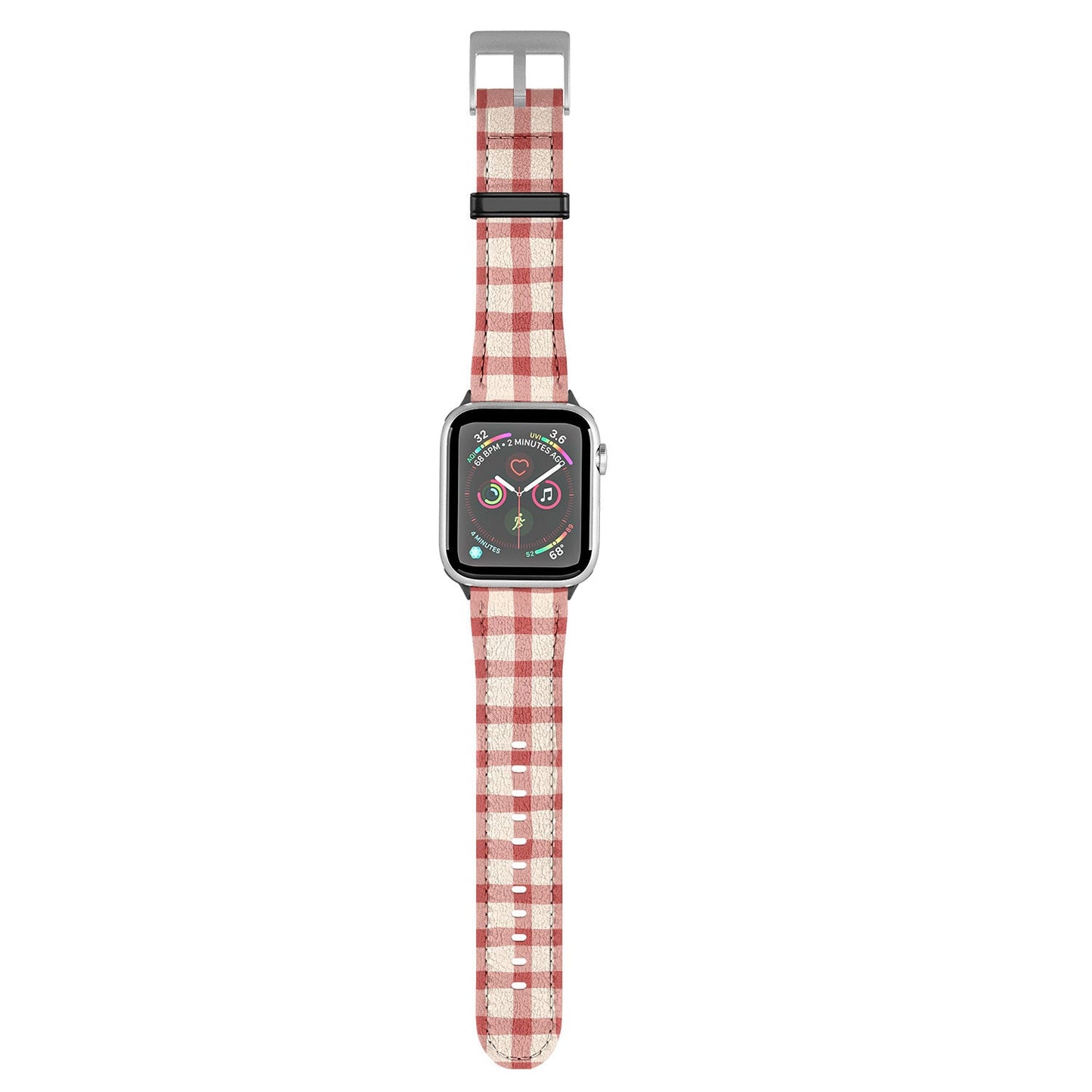 Mirimo Organic Gingham Red Apple Watch Band
