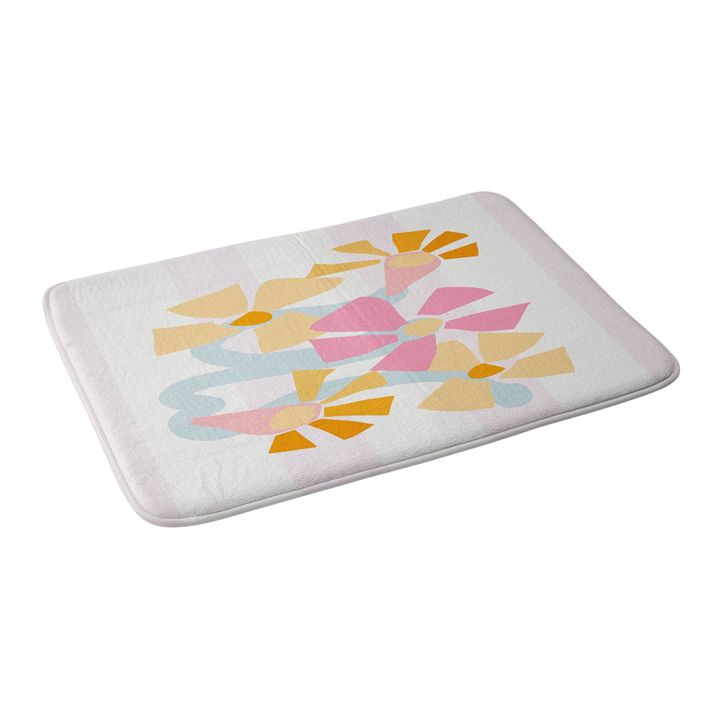 Mirimo Pastel Bunch Memory Foam Bath Mat